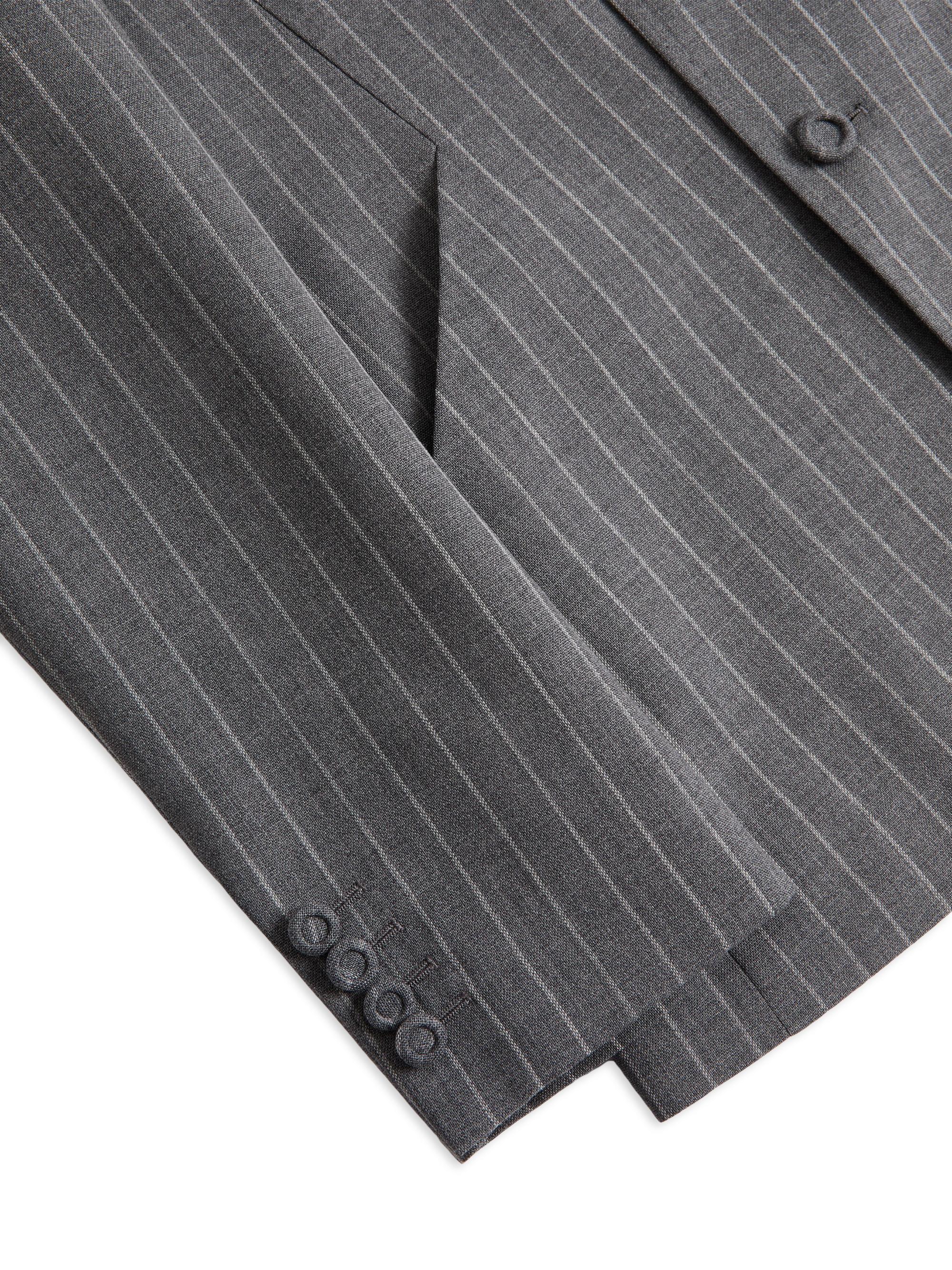 Valentino Garavani Single-Breasted Jacket in Pinstripe Wool | Saks