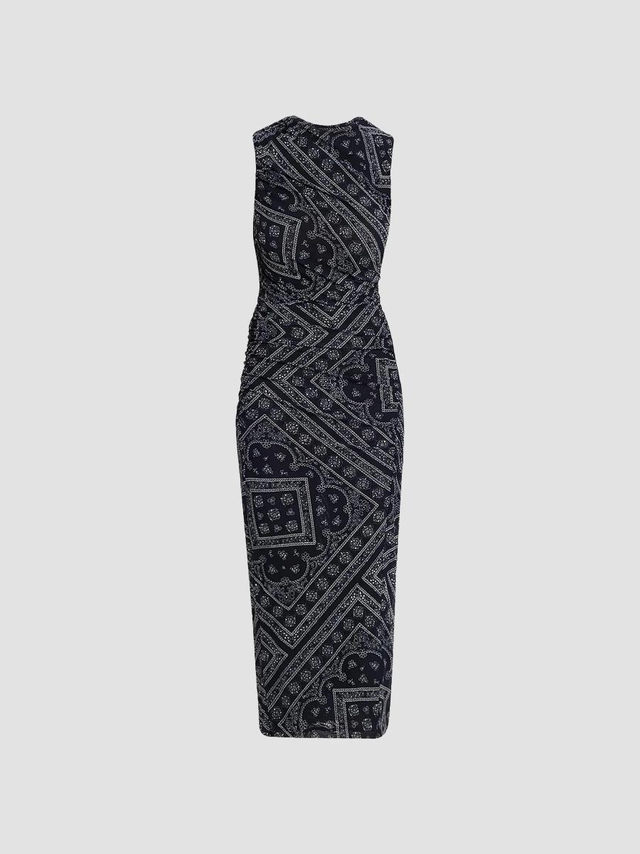 Veronica Beard Sylviani Paisley Print Midi Dress | Saks Fifth Avenue