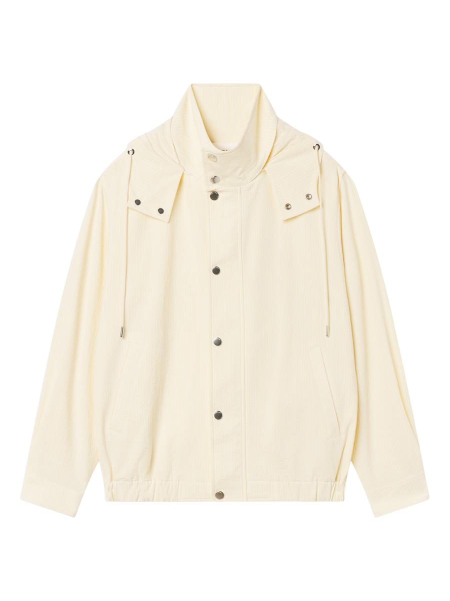 FRAME The Seersucker Track Jacket | Saks Fifth Avenue