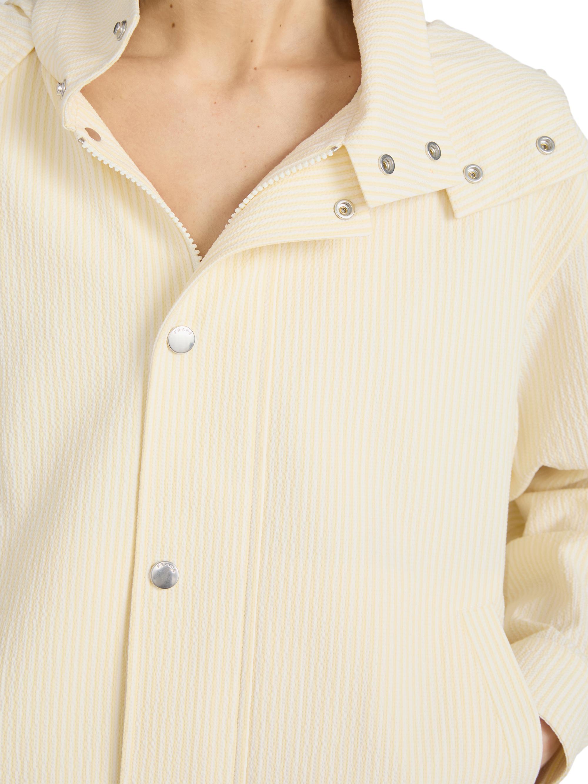FRAME The Seersucker Track Jacket | Saks Fifth Avenue