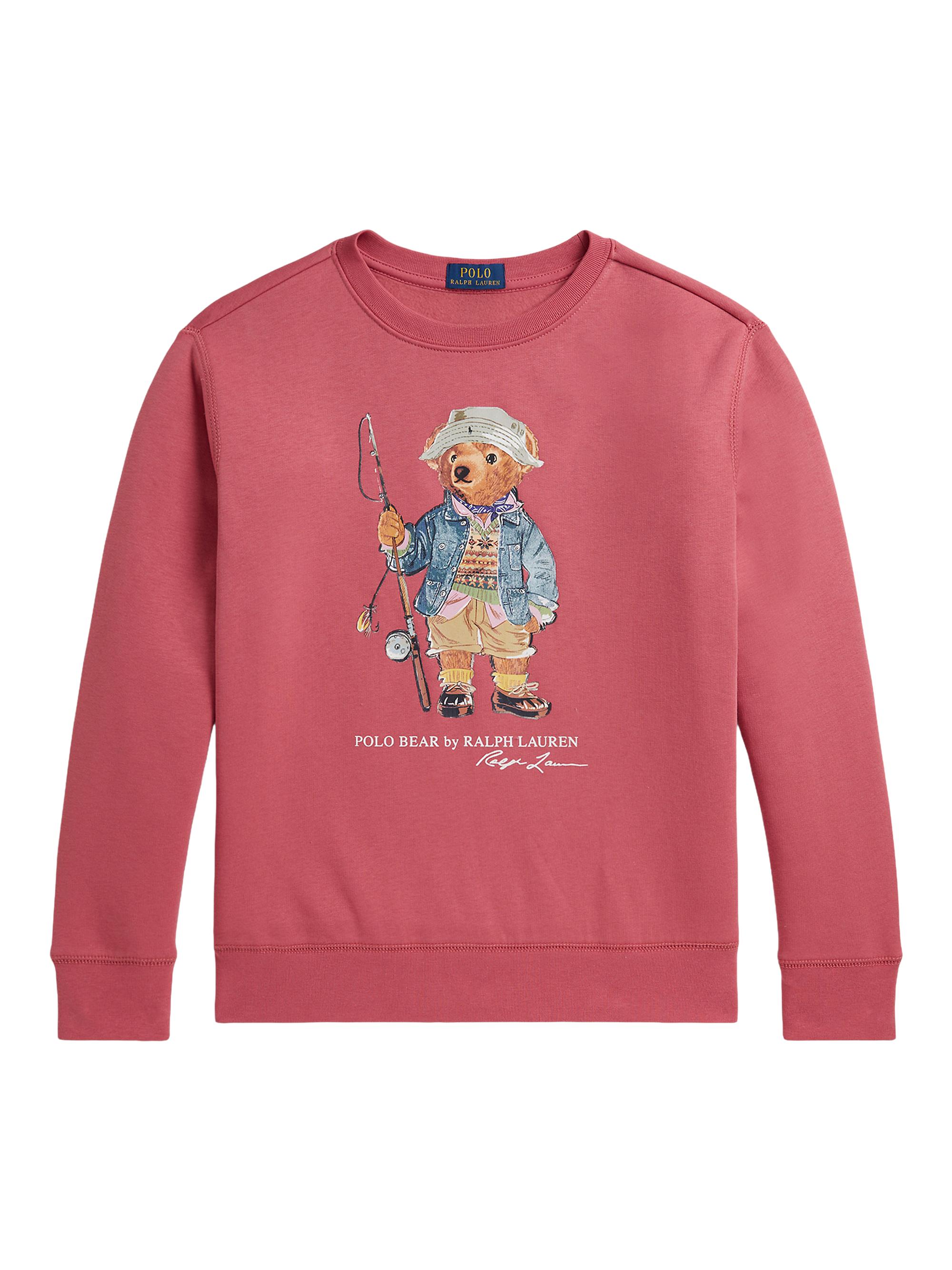 Polo Ralph Lauren Little Boy's & Boy's Polo Bear Crewneck Sweatshirt - Adirondack Berry