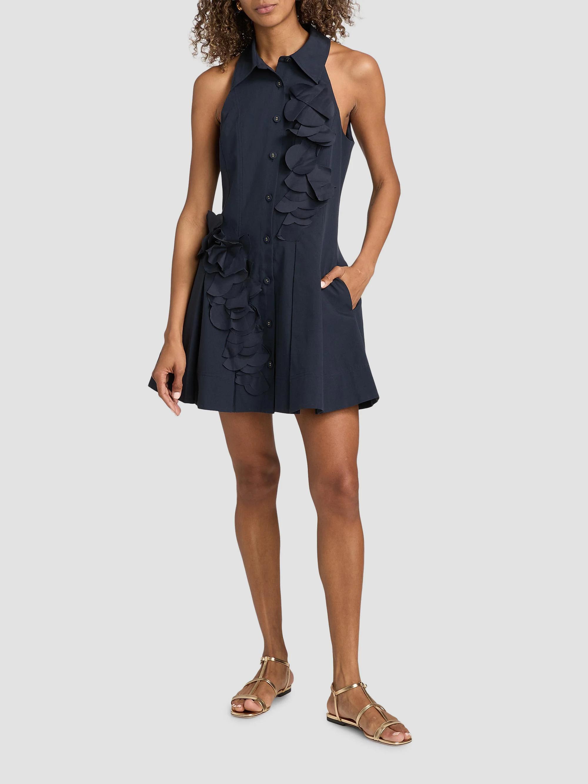Ramy Brook Donna Cotton-Blend Mini-Shirtdress | Saks Fifth Avenue