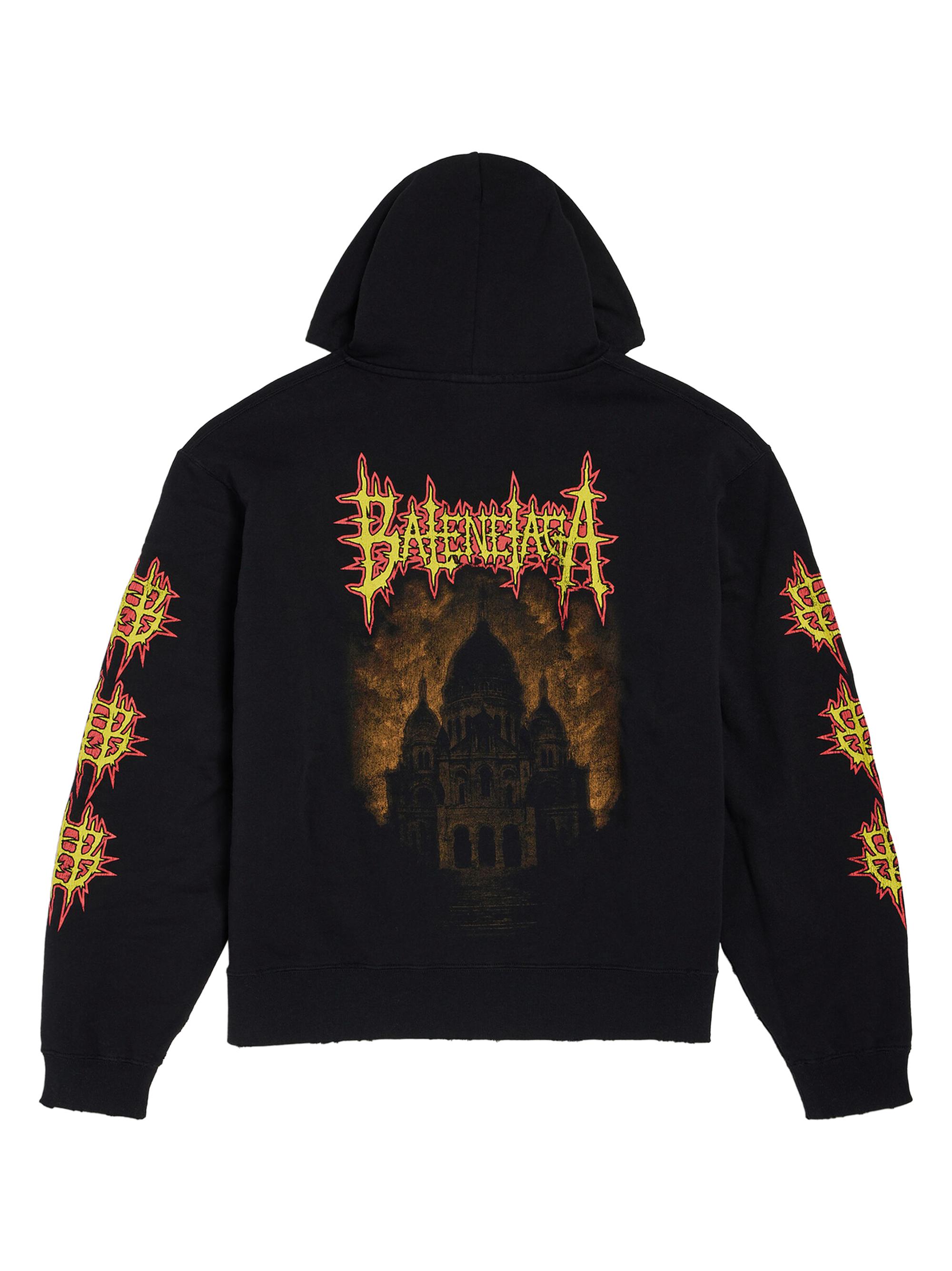 Balenciaga Sacré Coeur Oversized Zip-Up Hoodie | Saks Fifth Avenue