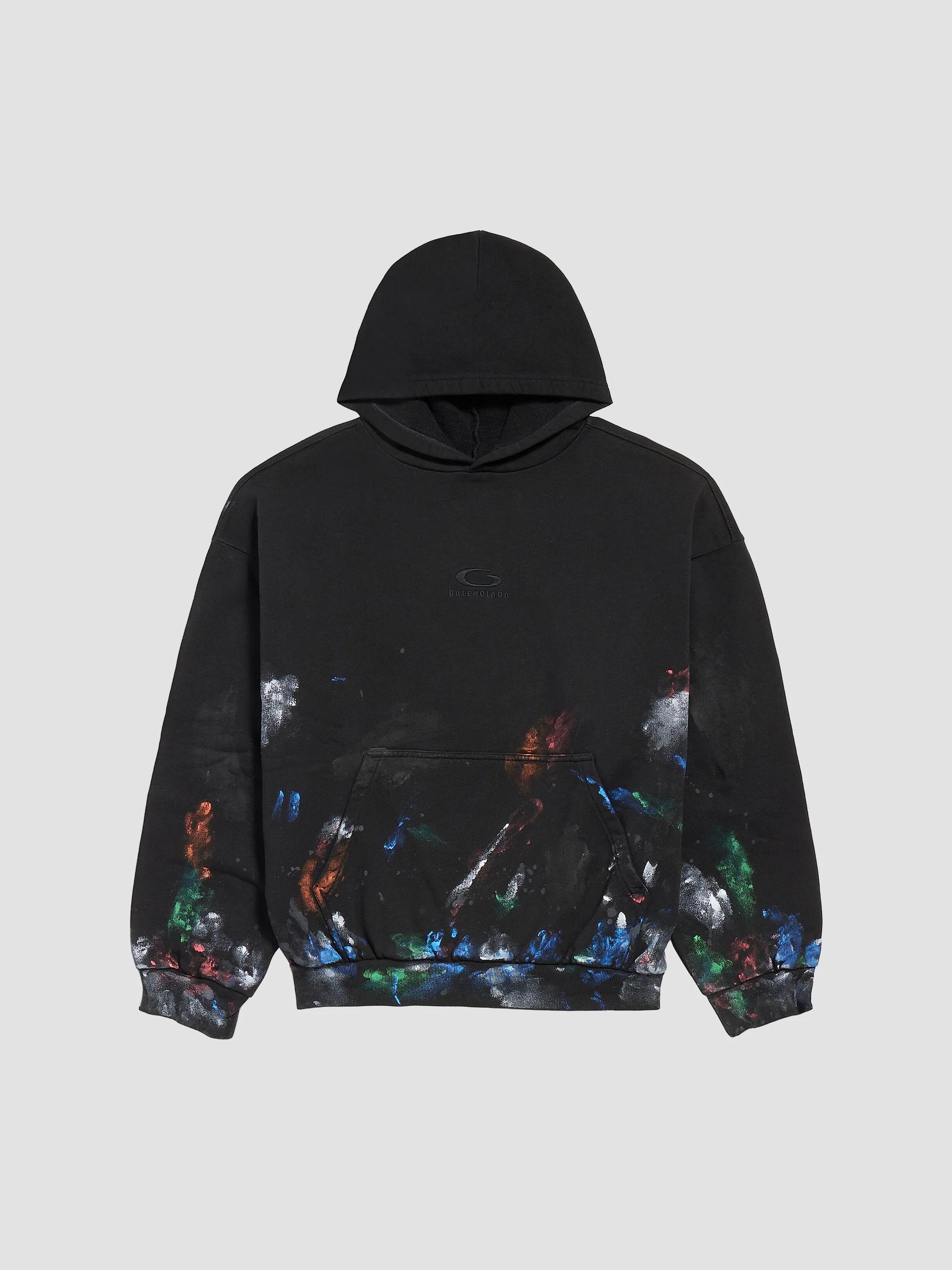 Fear of God Logo Distressed Cotton Hoodie | Saks Fifth Avenue