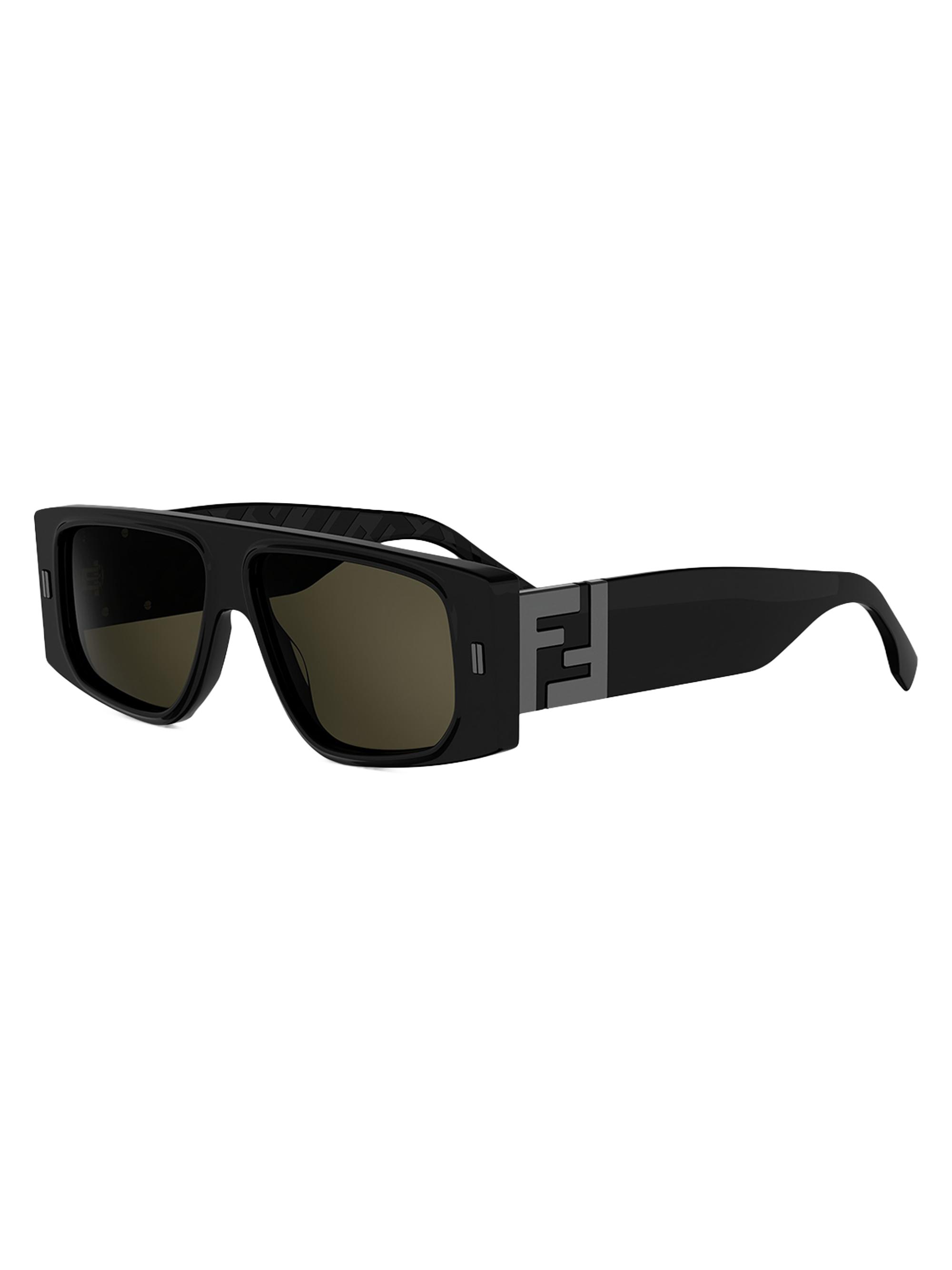 Fendi Fendigraphy 52MM Square Sunglasses | Saks Fifth Avenue