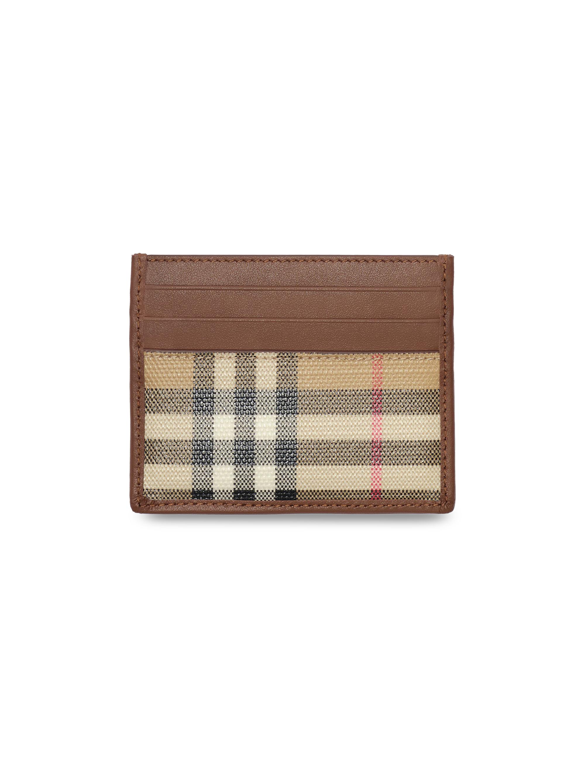 Burberry Men's Check Card Case - Archive Beige
