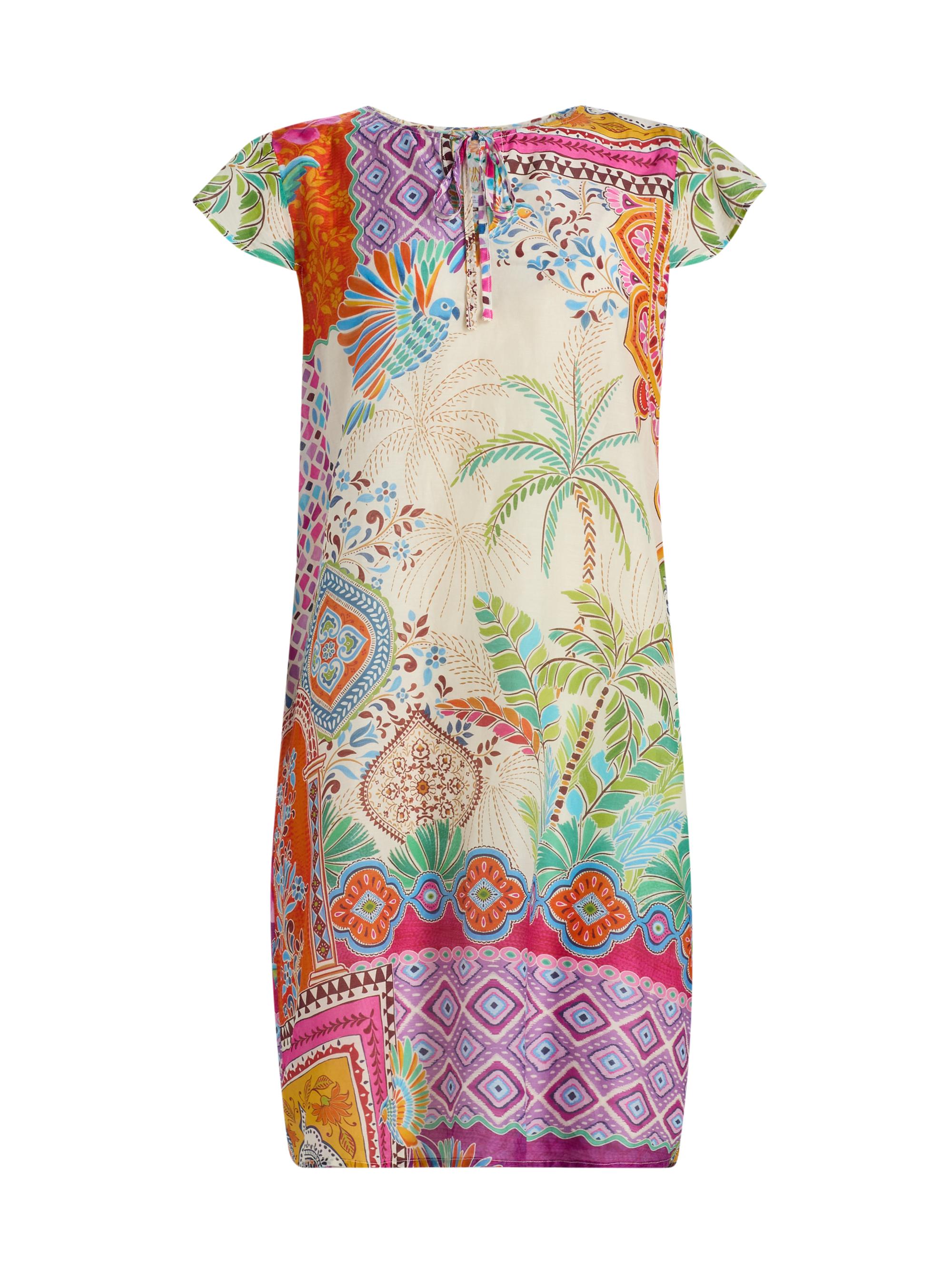 marca mini dress Dolce & Gabbana Metallic Floral Jacquard A-line Mini Dress
