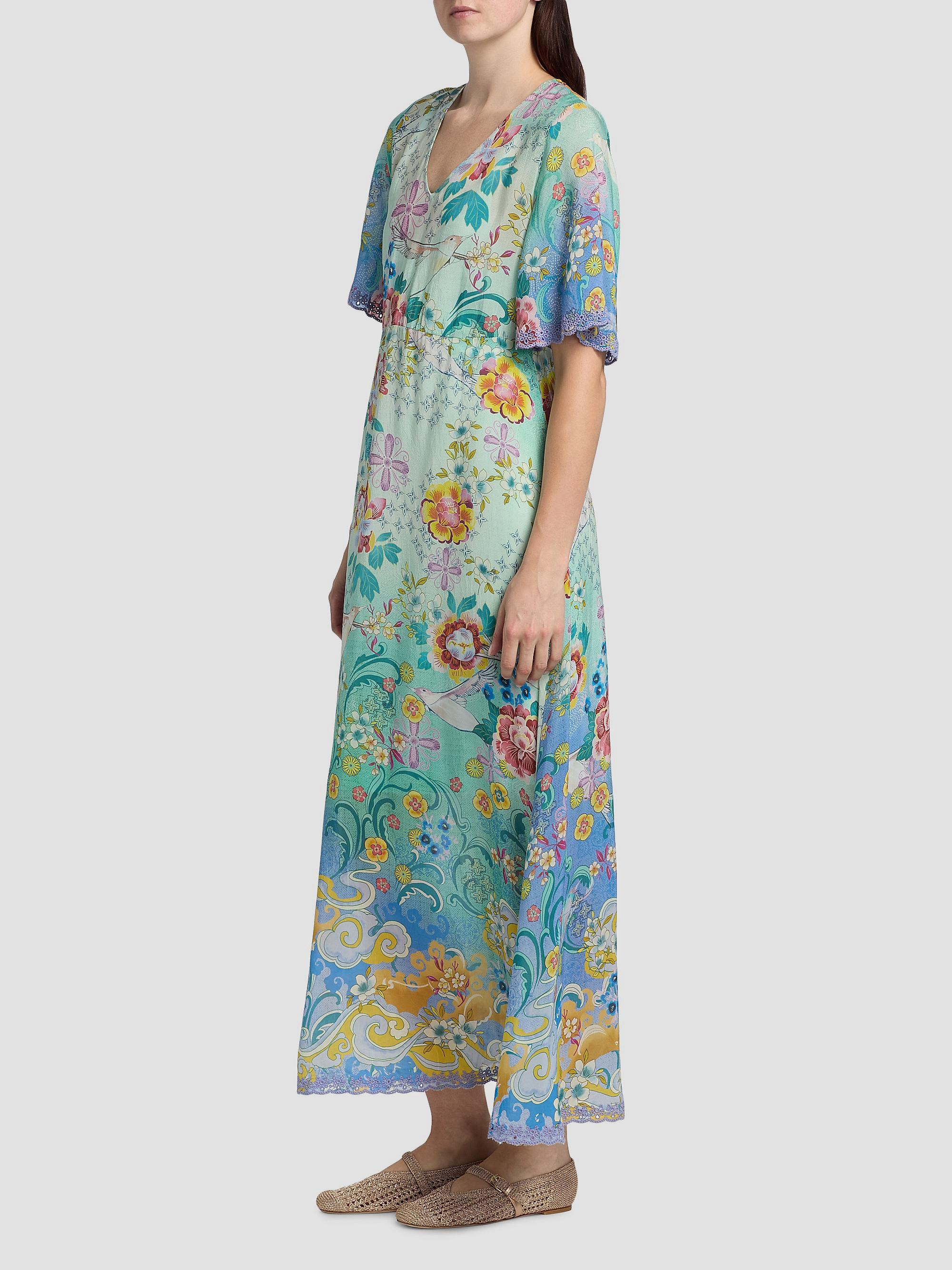johnny was mimi maxi dress Johnny Was Glinda Silk Maxi Dress. Several Sizes. New With Tags