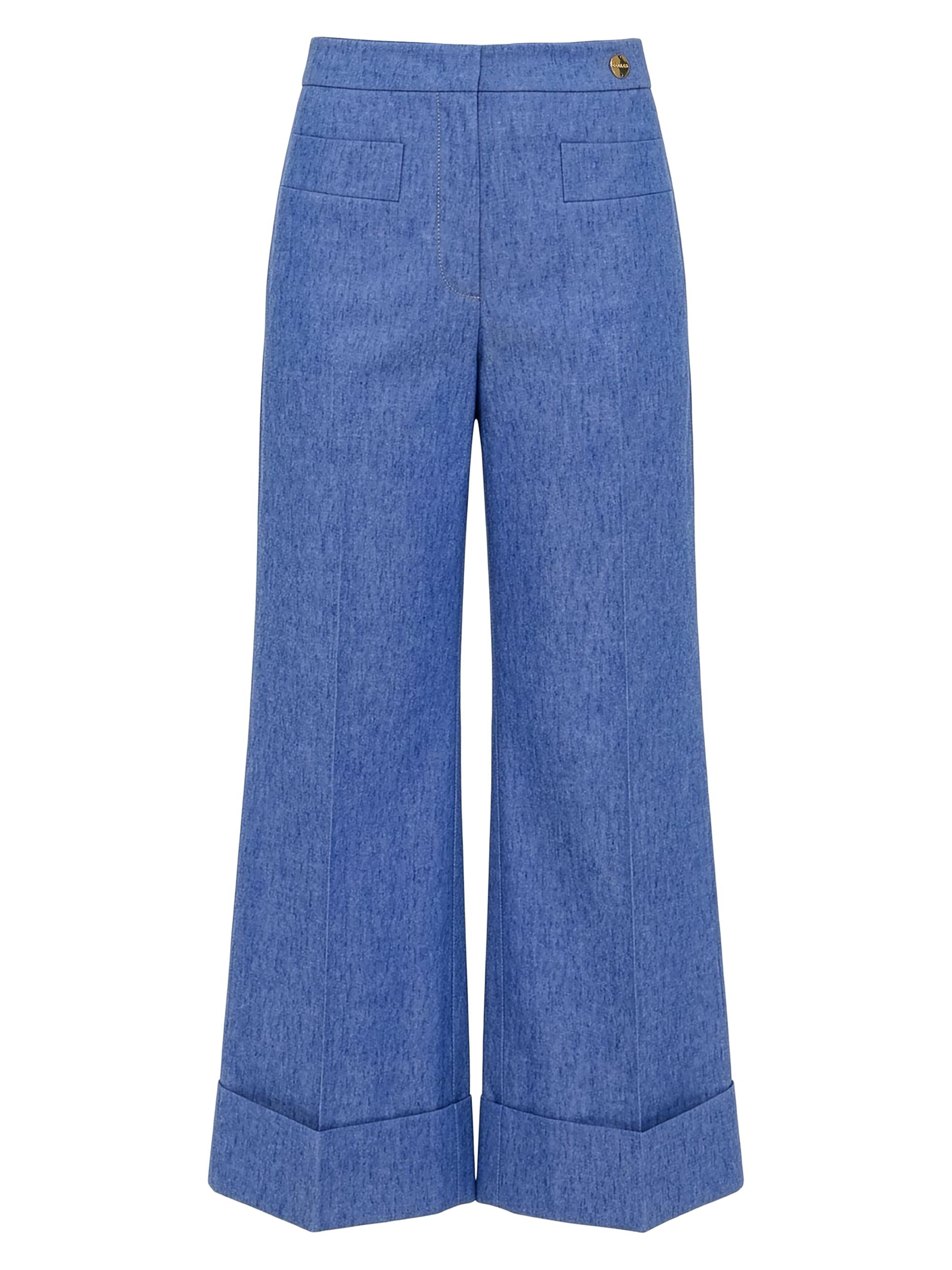 Callas Milano Women's Brody Crop Cuff Pants - Vintage Indigo
