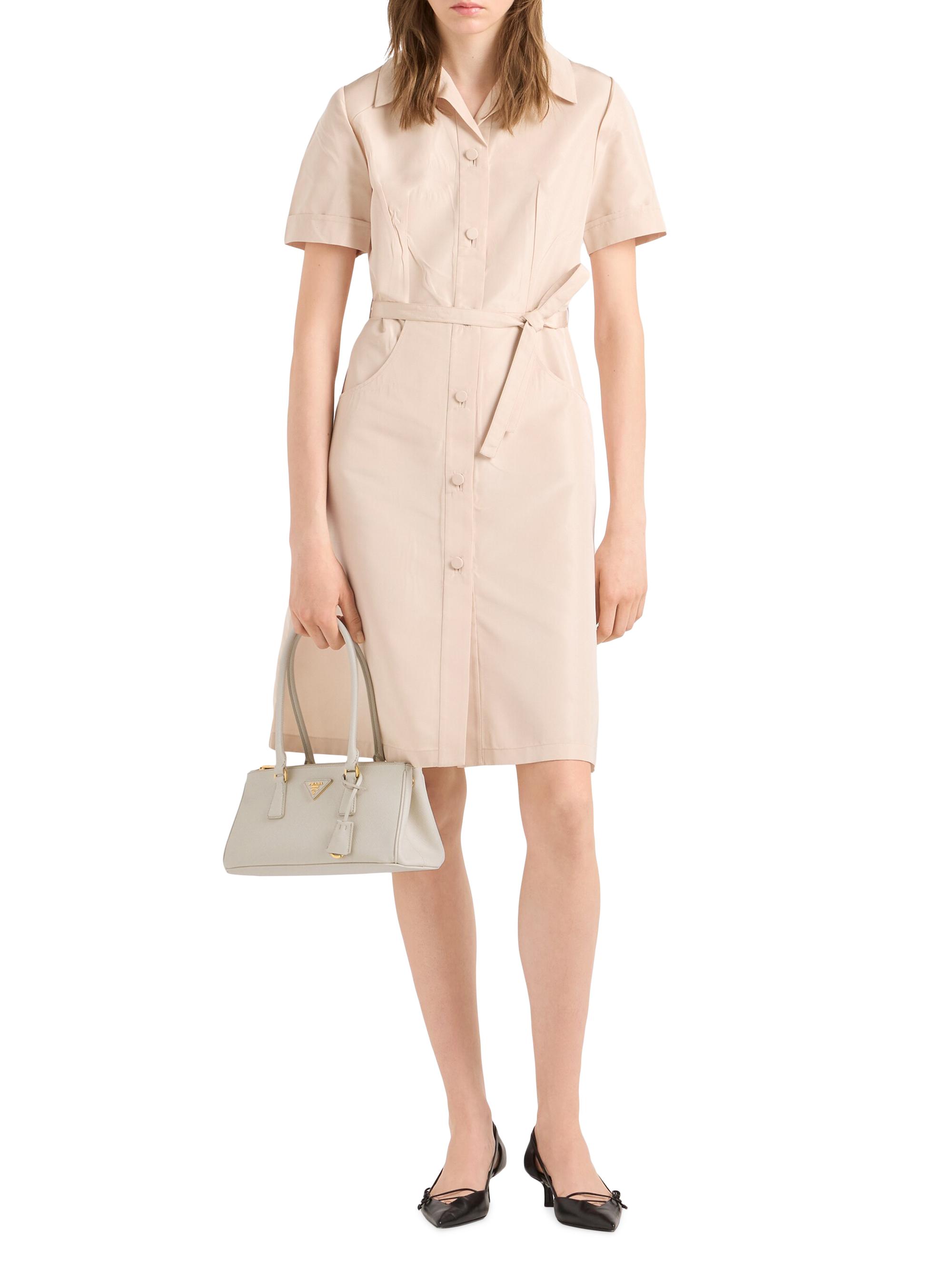 Prada Women's Galleria  Saffiano Leather Top Handle Bag - Beige Khaki