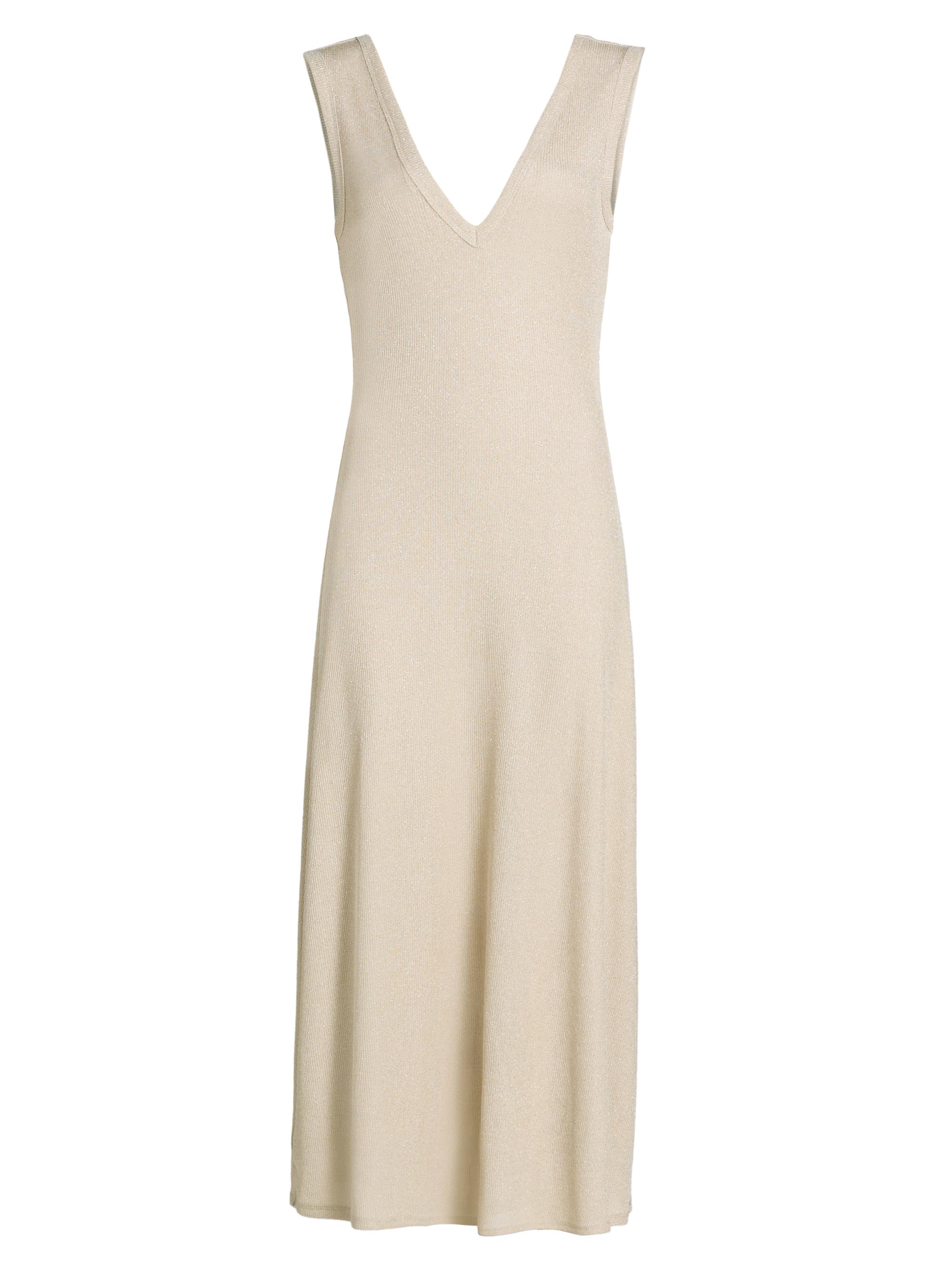 Ramy Brook Women's Greta Metallic Knit Midi-Dress - Gold