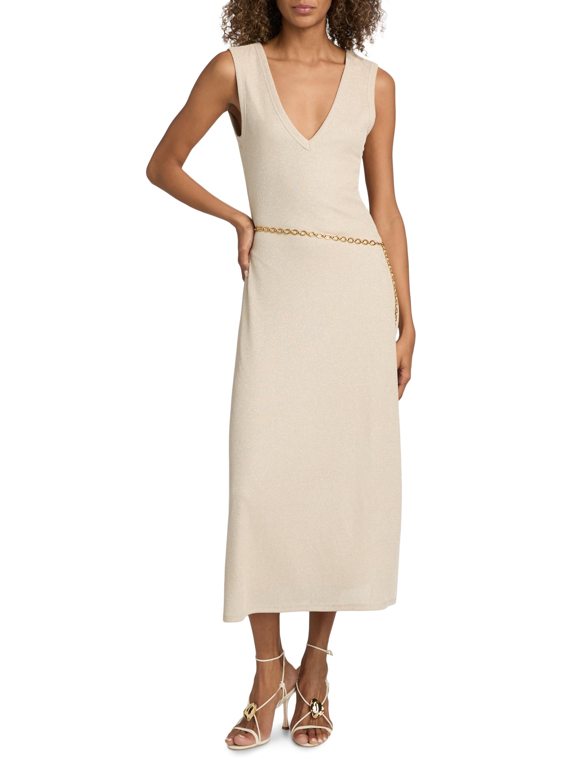 midi dress with tie back Whimsical Thoughts Tie Back Midi Dress Small