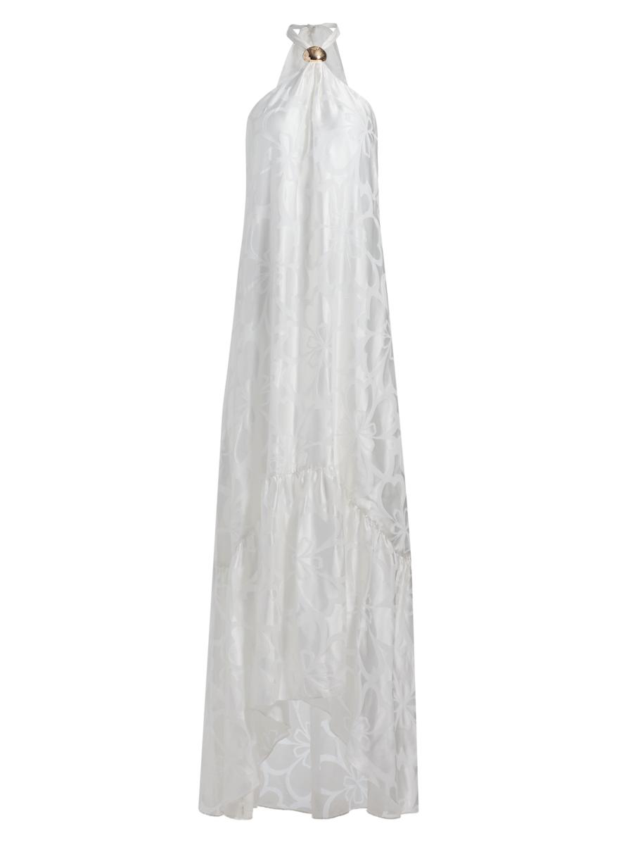 Ramy Brook Zelda Floral Burnout Halter Maxi Dress | Saks Fifth Avenue