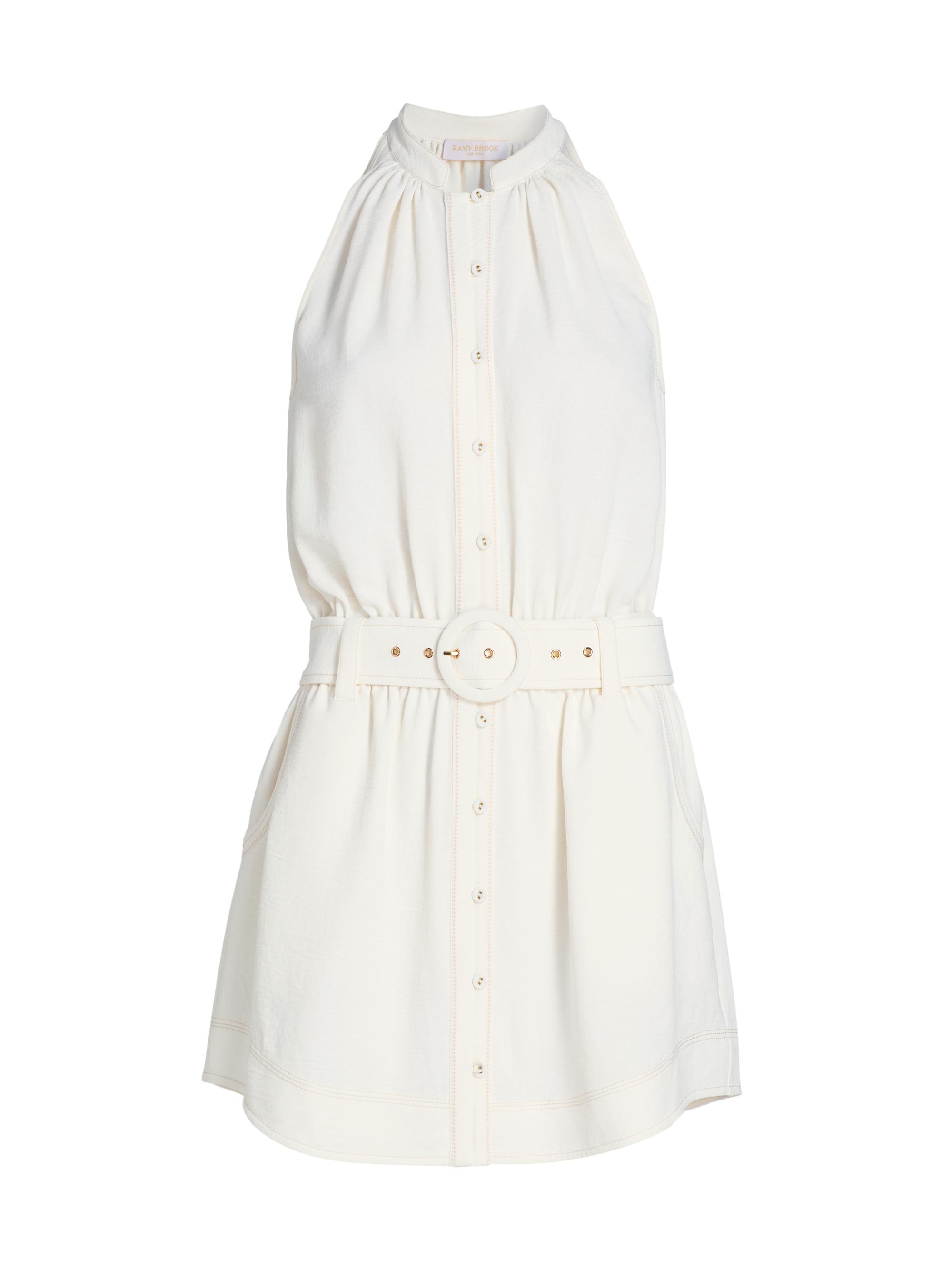 Ramy Brook Women's Mavi Tie-Waist A-Line Minidress -