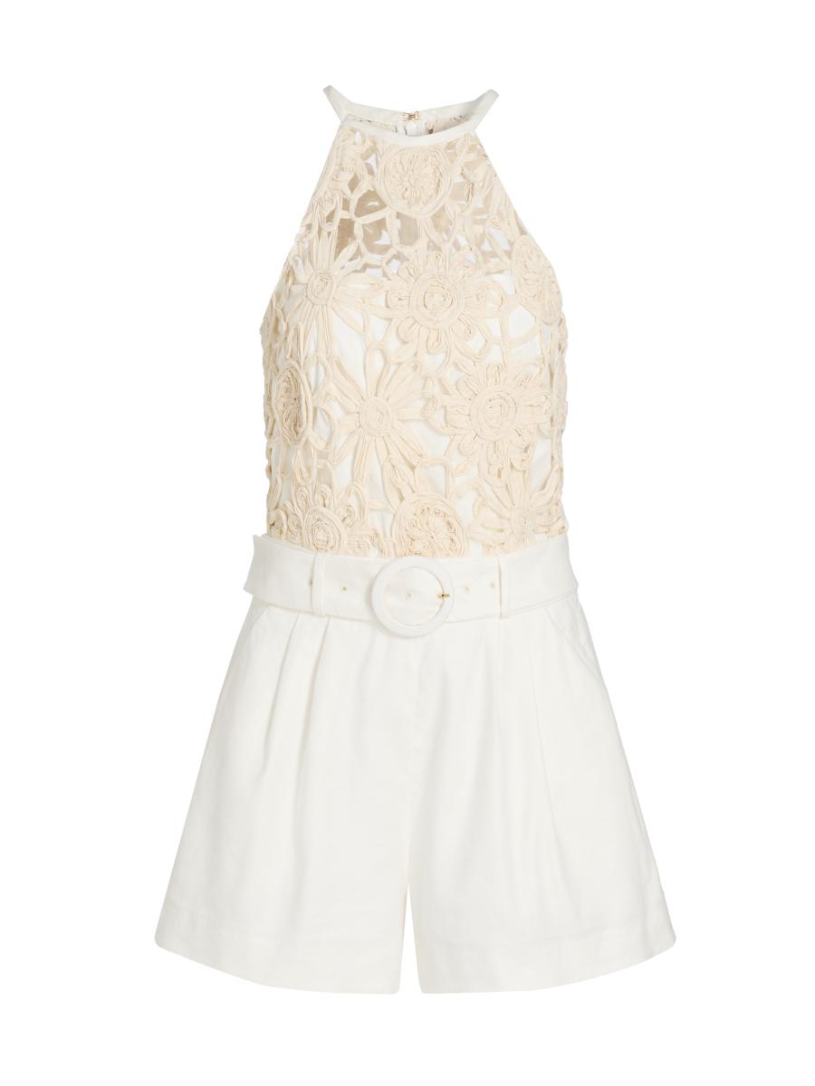 Ramy Brook Aubree Textured Romper | Saks Fifth Avenue