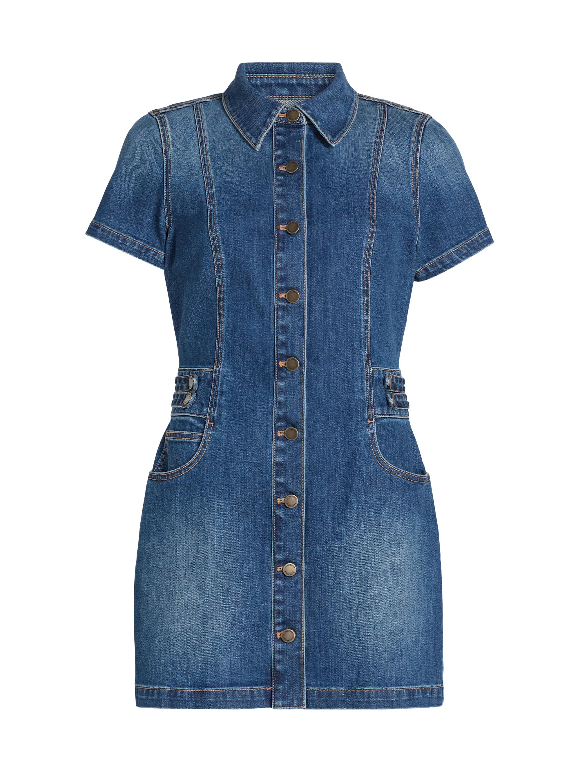 Ramy Brook Women's Liv Denim Minidress - Medium Wash
