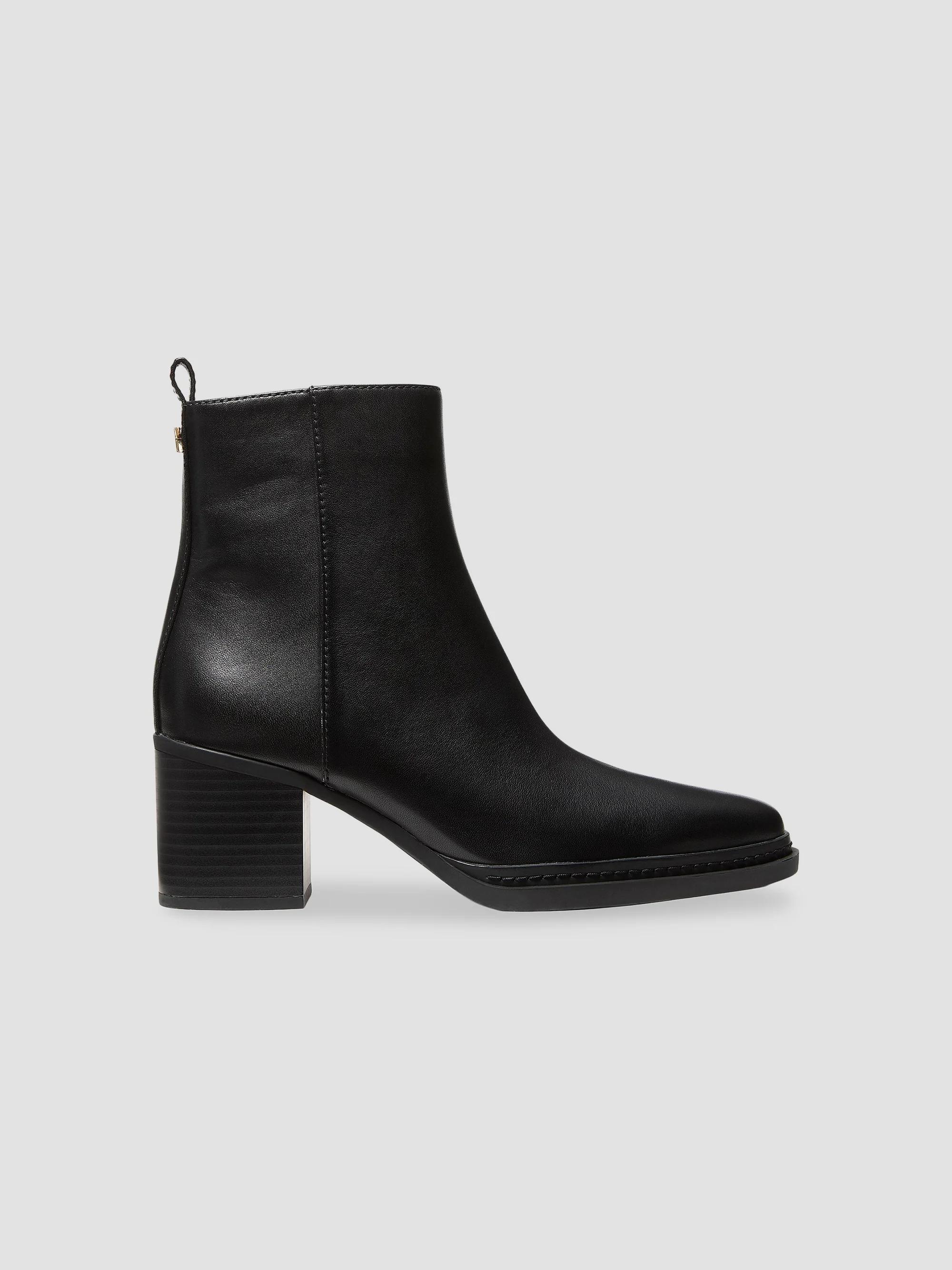 MICHAEL Michael Kors Women's Lex 60MM Leather Ankle Boots - Black - Size 10