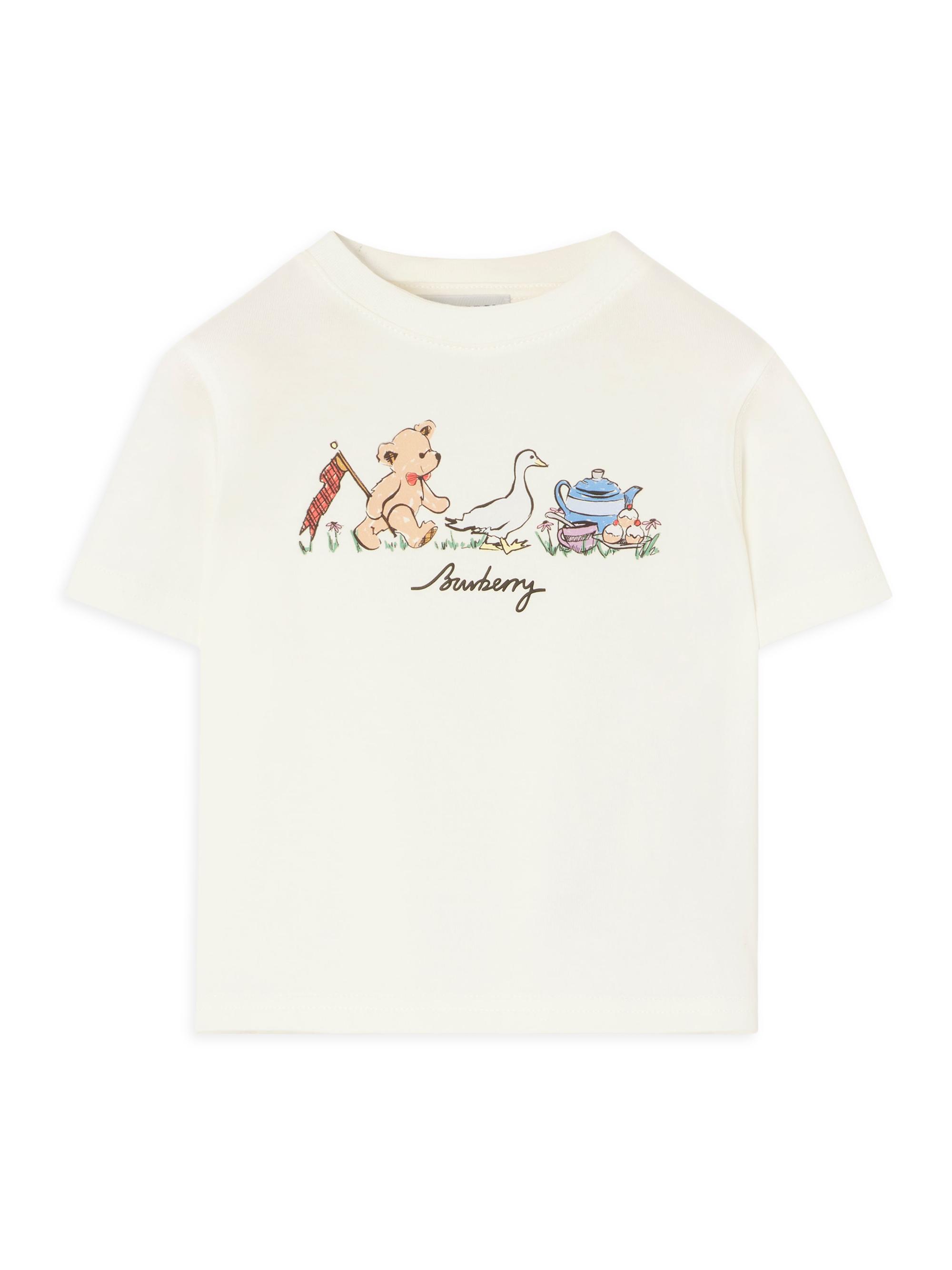Burberry Baby's, Little Kid's & Kid's Tea Party Graphic T-Shirt - Chalk White 6 Months