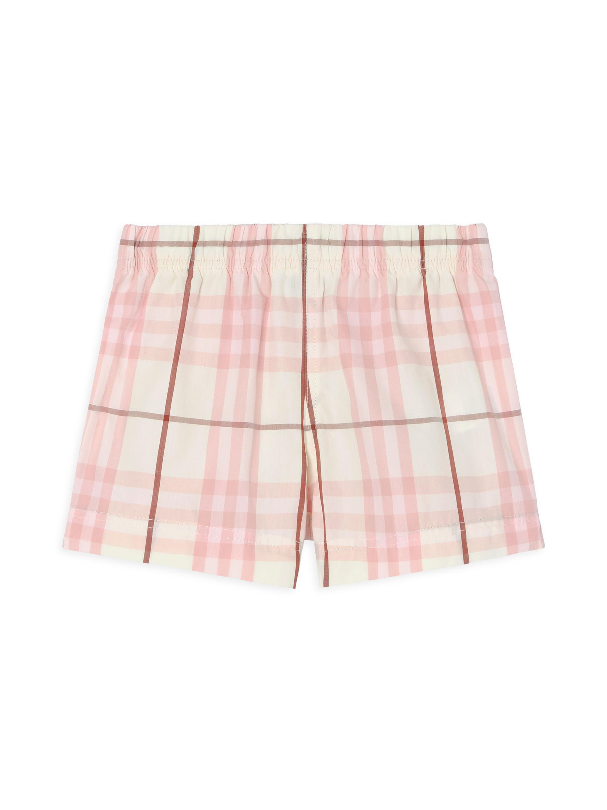 Burberry Baby Girl's & Little Girl's Check Cotton Shorts - Florapink