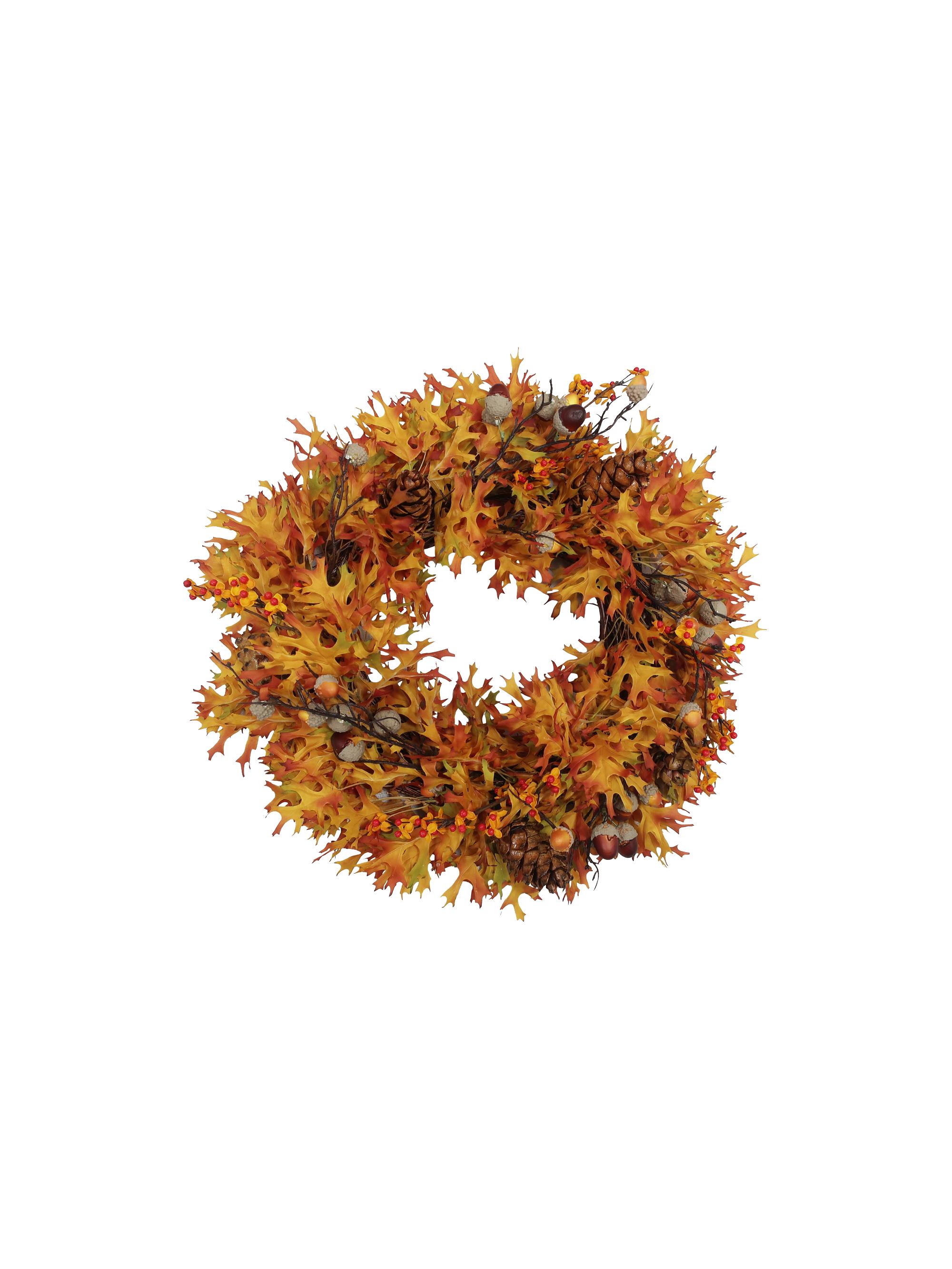 Winward Home Artificial Oak Leaf Wreath | Thumbnail 2