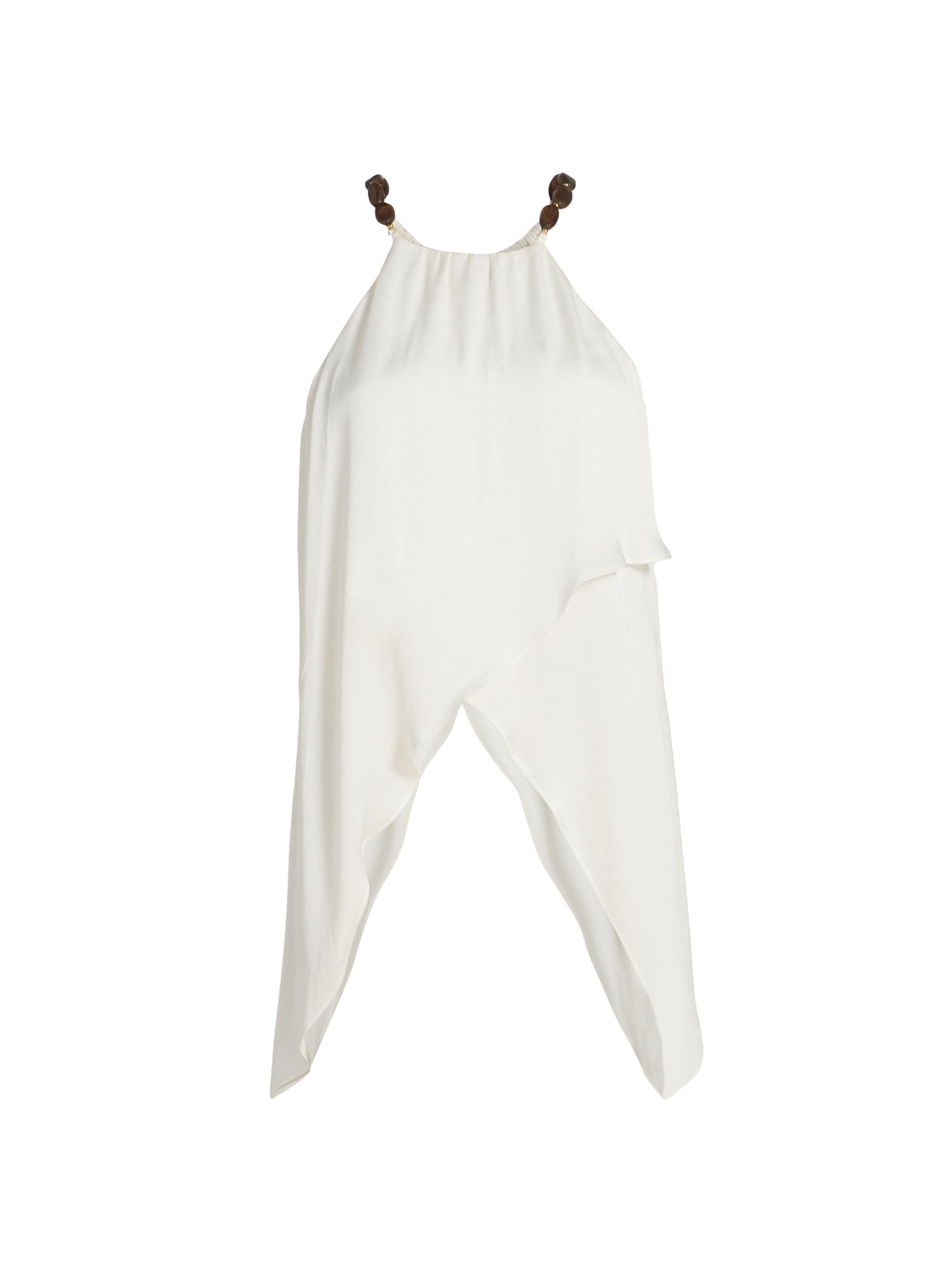 Ramy Brook Women's Ayla Beaded Halterneck Handkerchief Top -