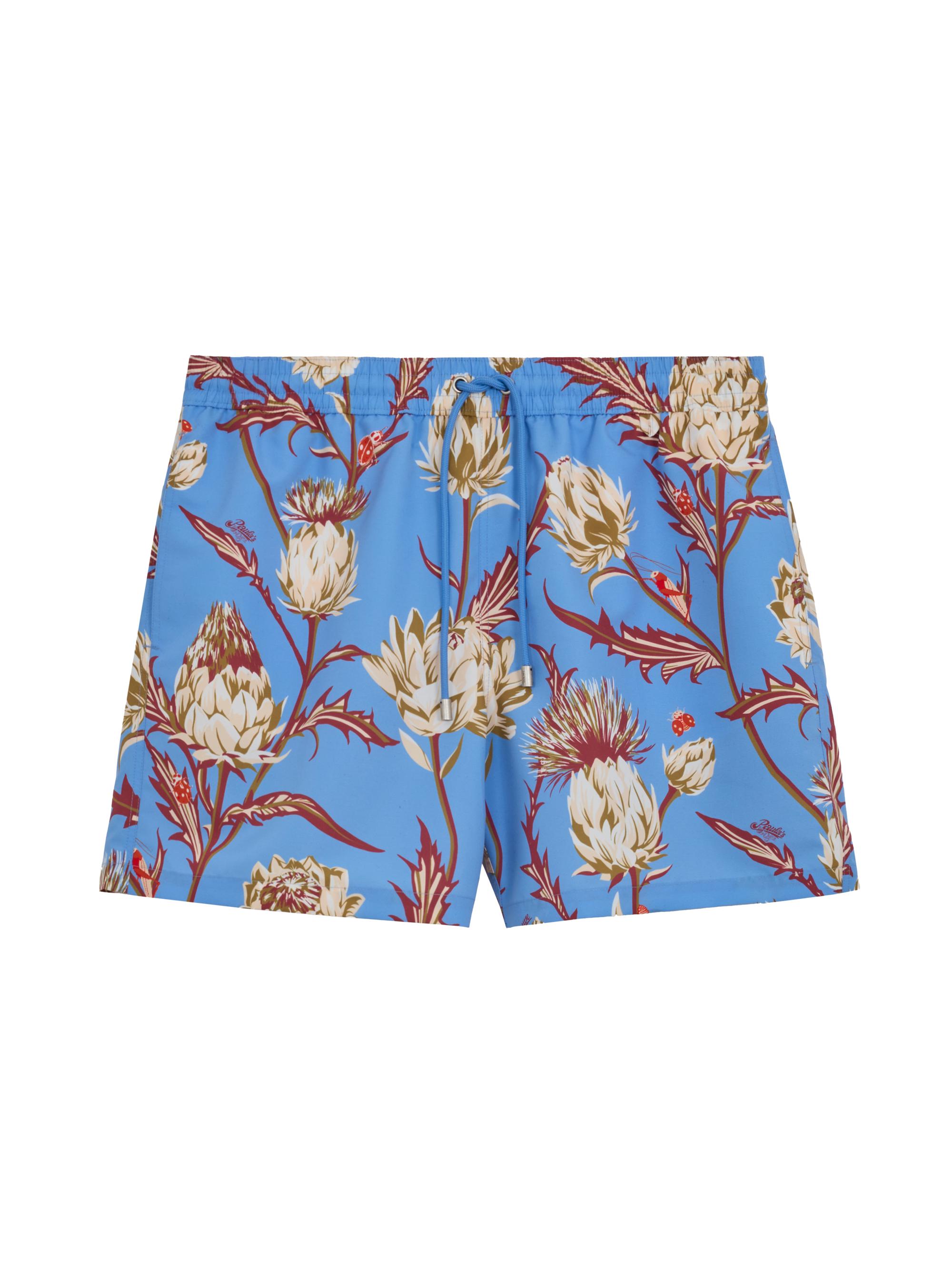 LOEWE Men's  x Paula's Ibiza Swim Shorts - Blue Multicolor