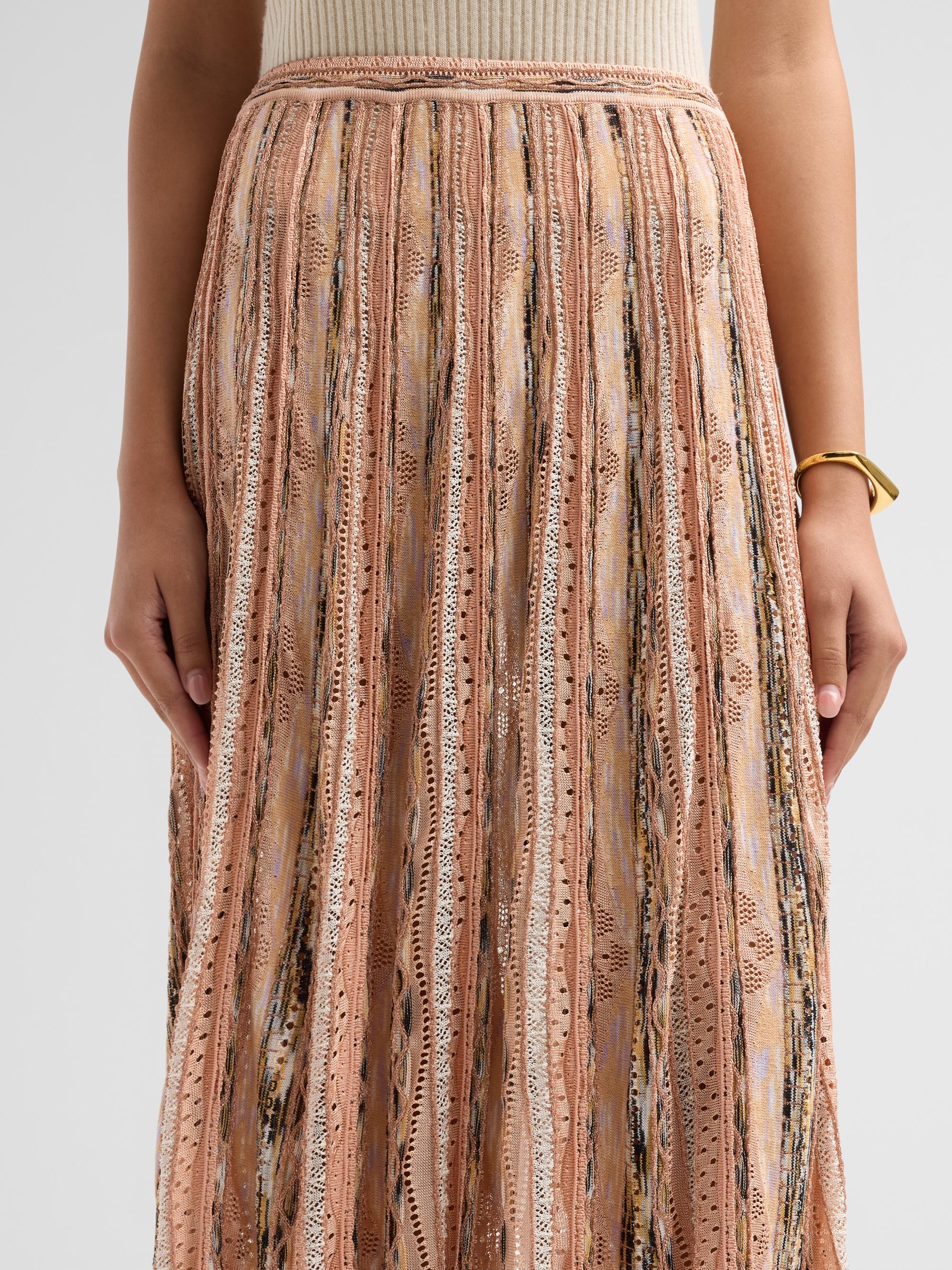 Ulla Johnson Women's Clio Knit Maxi Skirt - Hibiscus | Thumbnail 5