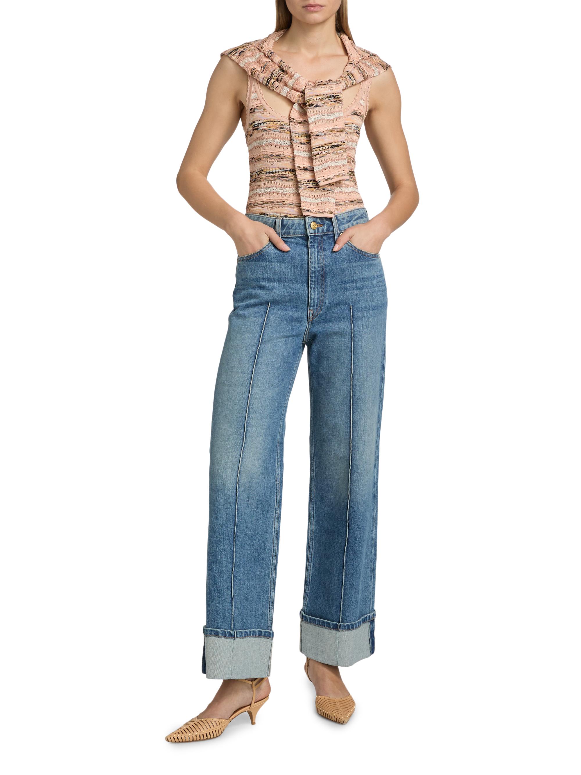 Ulla Johnson Women's Clotilde Space-Dyed Tank - Hibiscus | Thumbnail 2