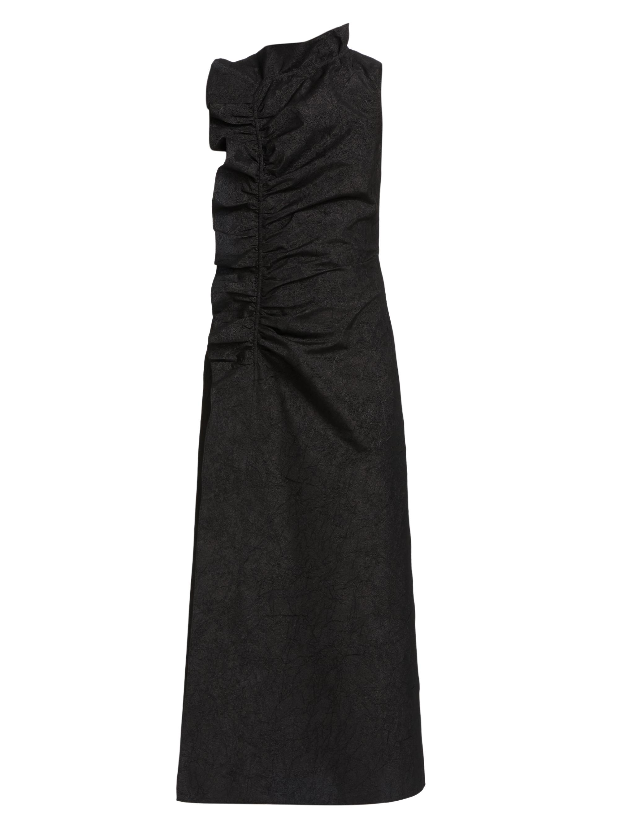 Ulla Johnson Women's Demetria Ruched Midi-Dress - Obsidian