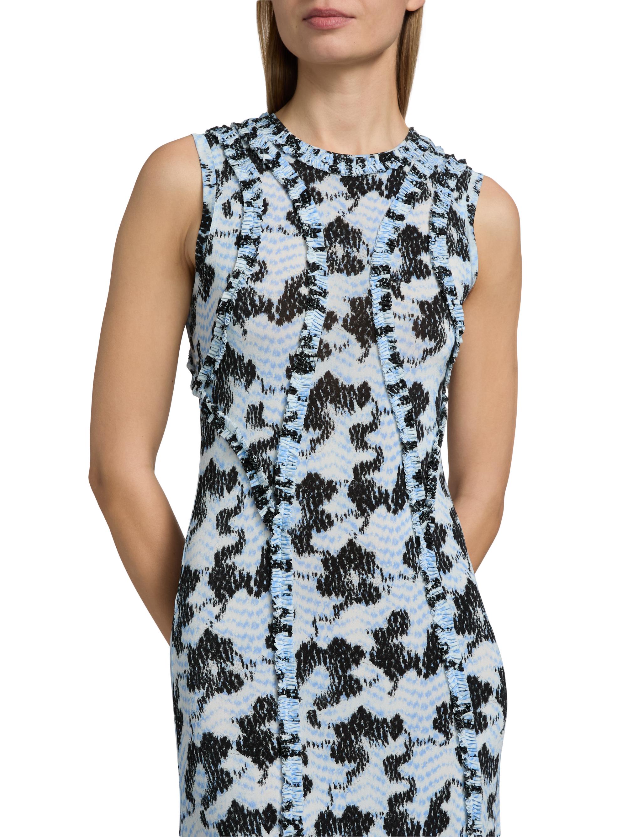 Ulla Johnson Women's Isabelle Abstract Jersey Dress - Ciel | Thumbnail 6