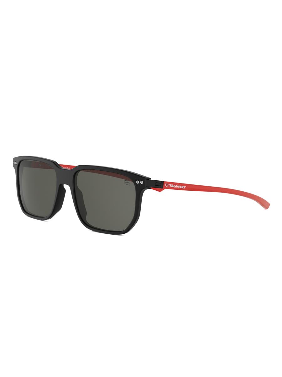 Tag Heuer Men's Essential 56mm Square Sunglasses In Black