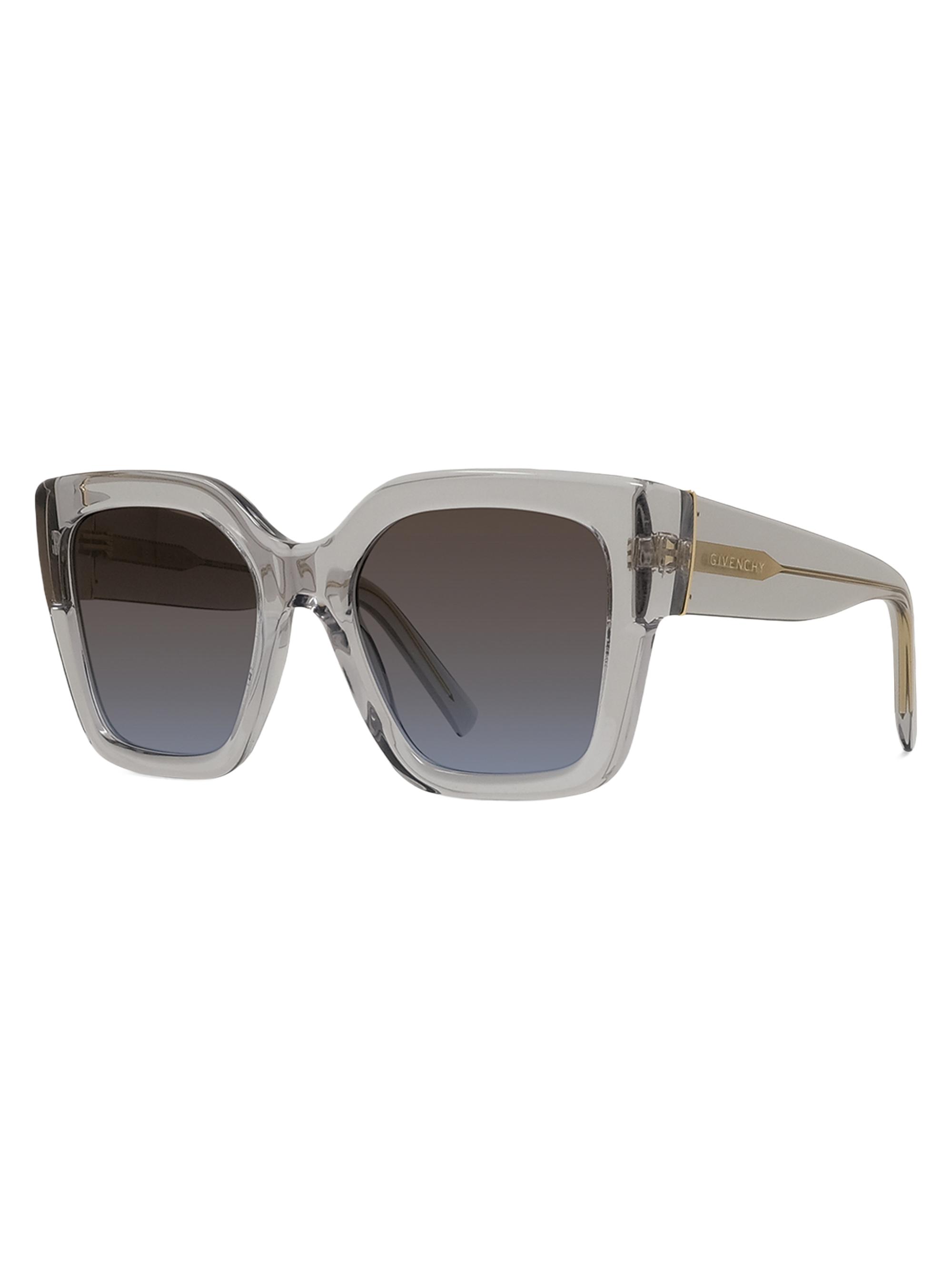 Givenchy Women's  Bold 53MM Square Sunglasses - Grey Blue