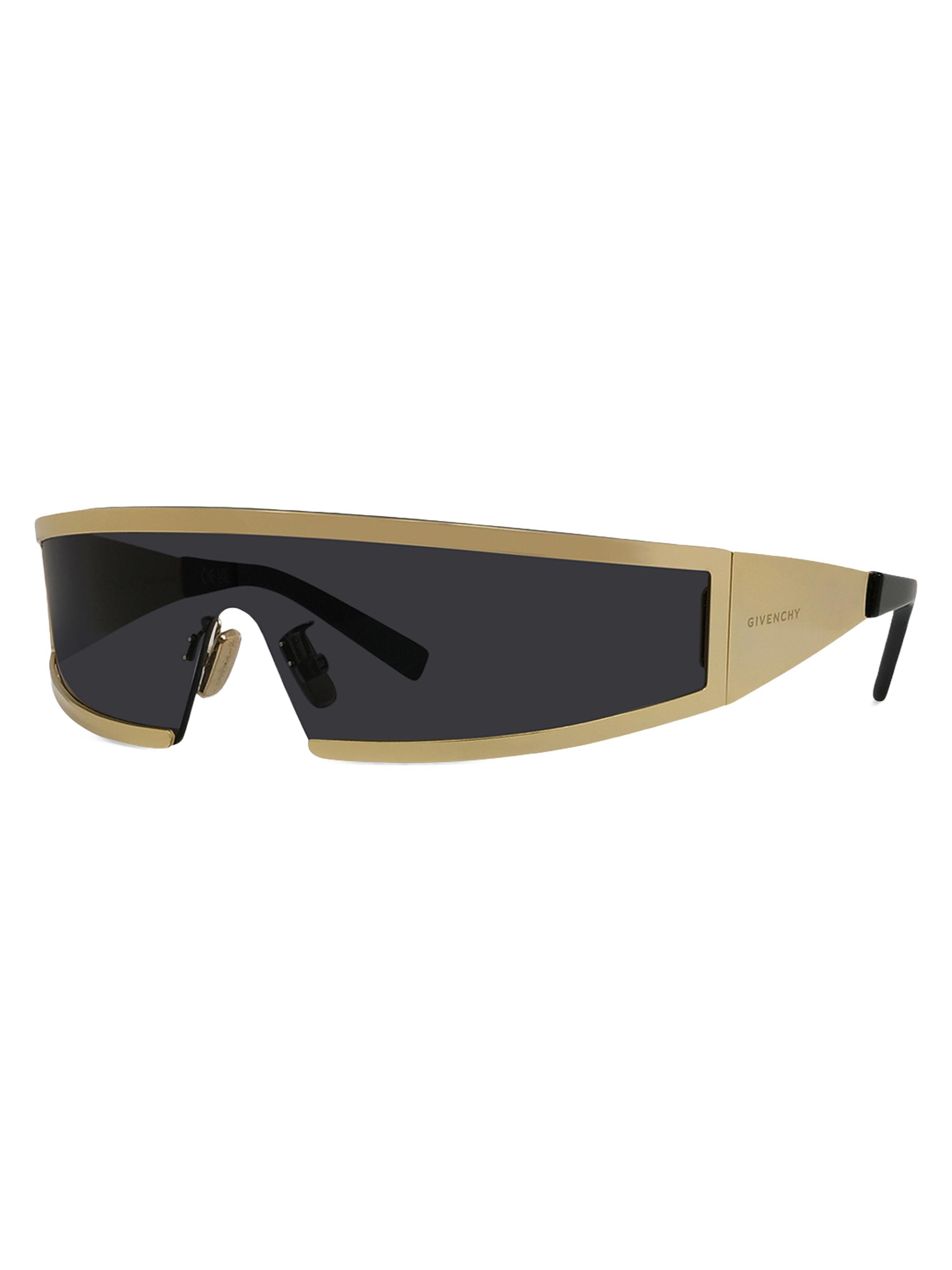 Givenchy Women's Square Mask Sunglasses - Gold Smoke