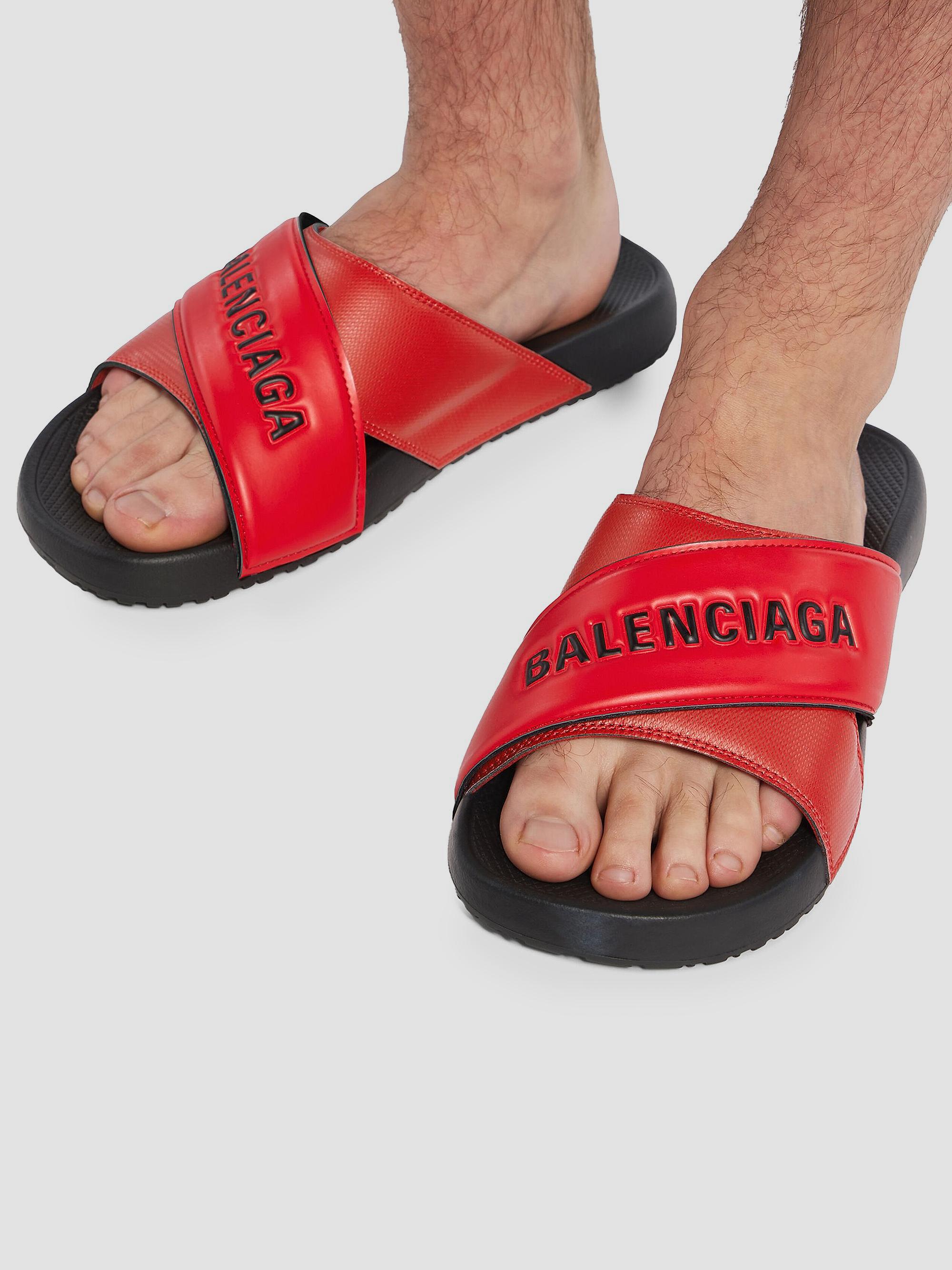 Balenciaga Sporty Pool Slide Sandals | Saks Fifth Avenue