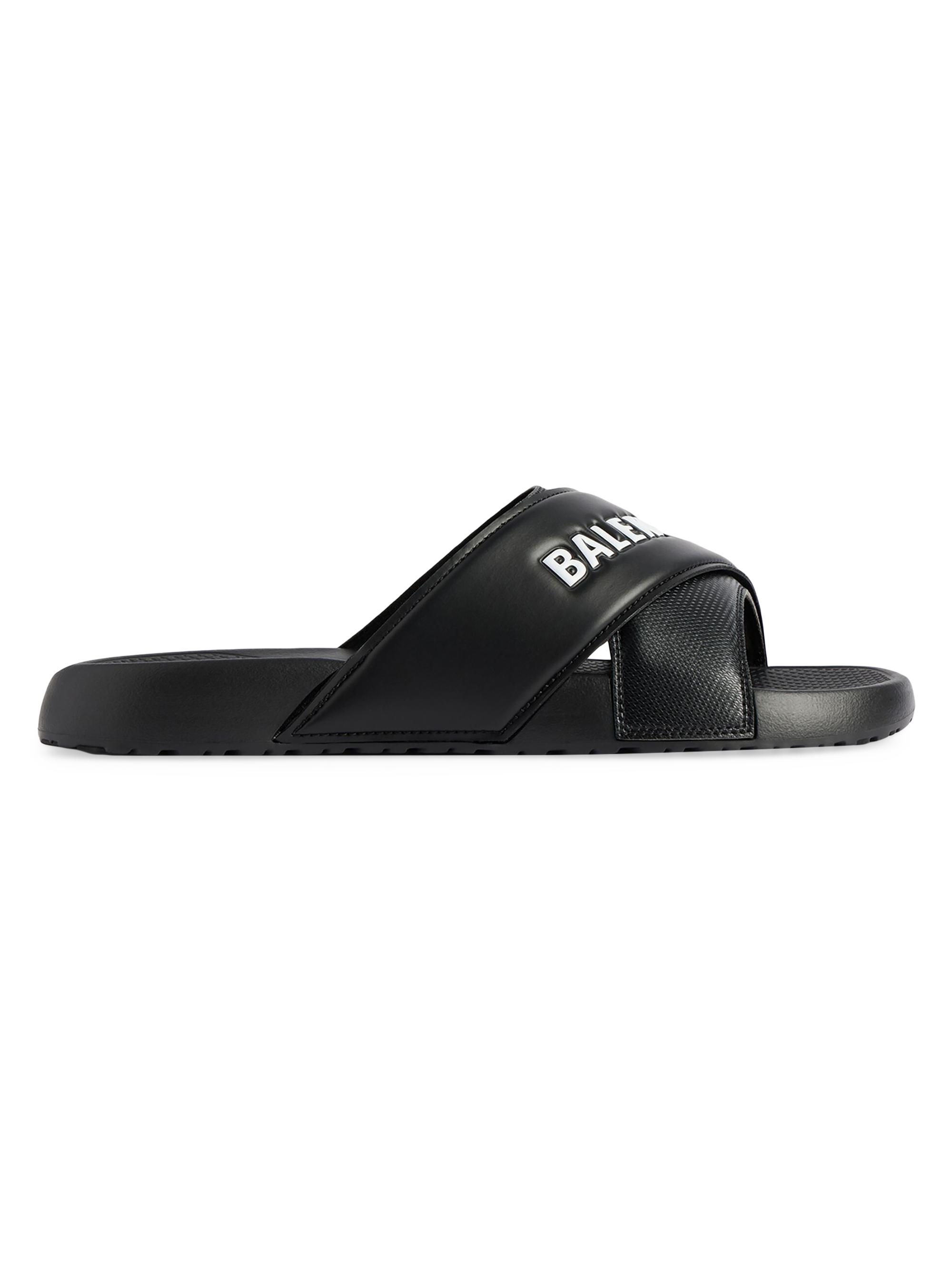 【Balenciaga 】 FURRY SLIDE サンダル　38サイズ Balenciaga Furry Slide Sandals | Saks Fifth Avenue