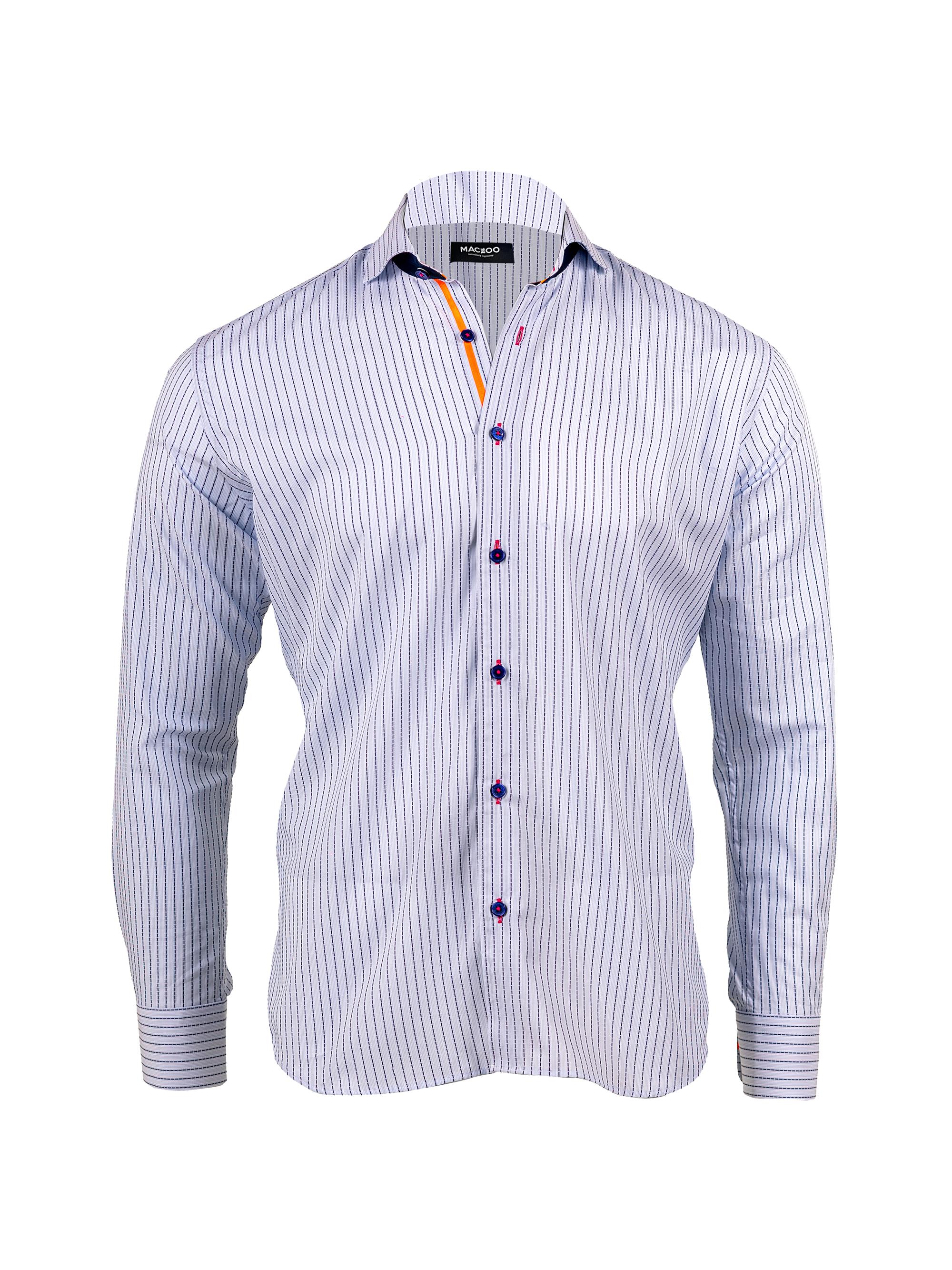 Maceoo Men's Einstein Marthy Shirt - Blue