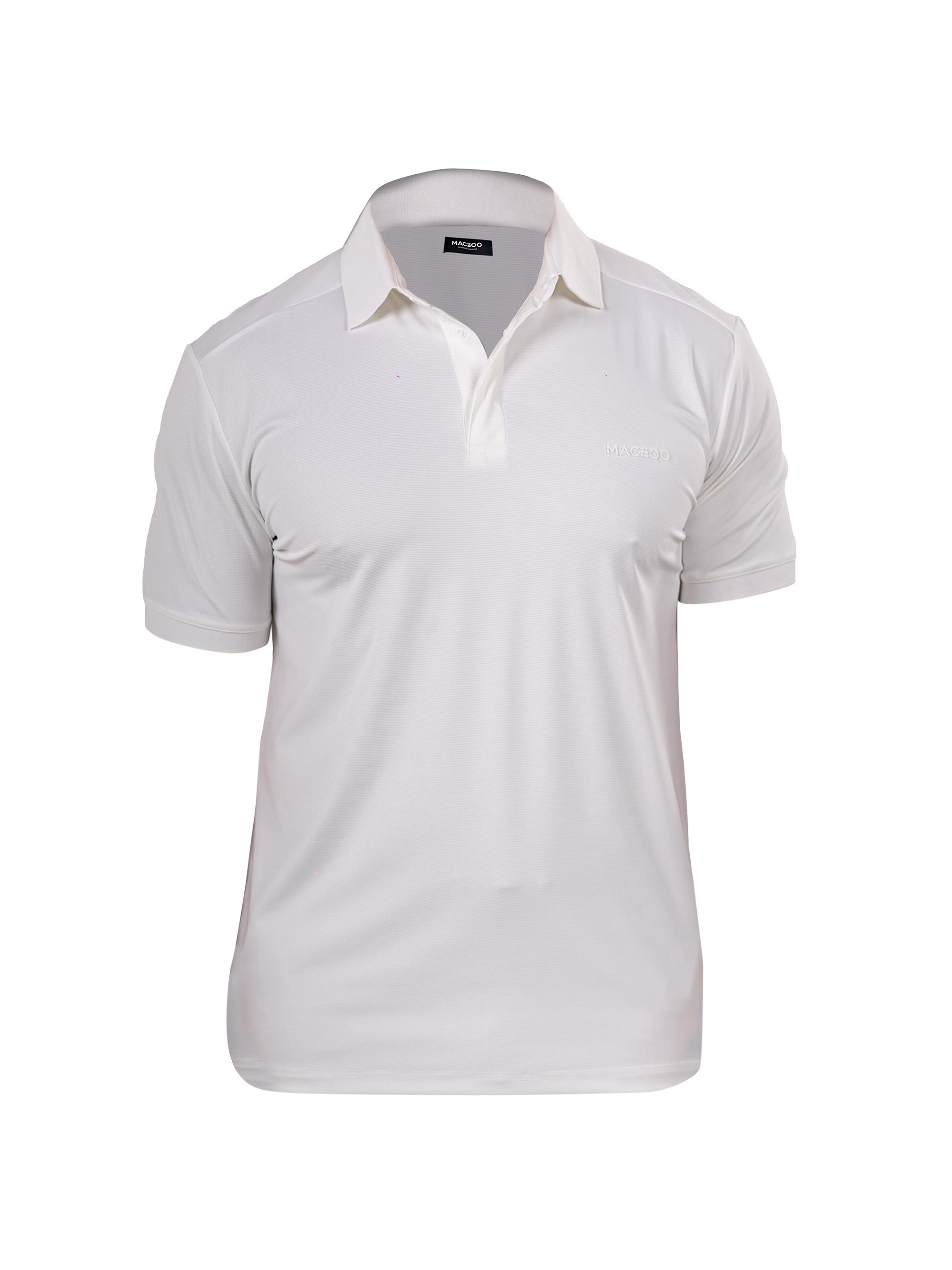 Maceoo Men's Golf Polo Marthyr Shirt - White