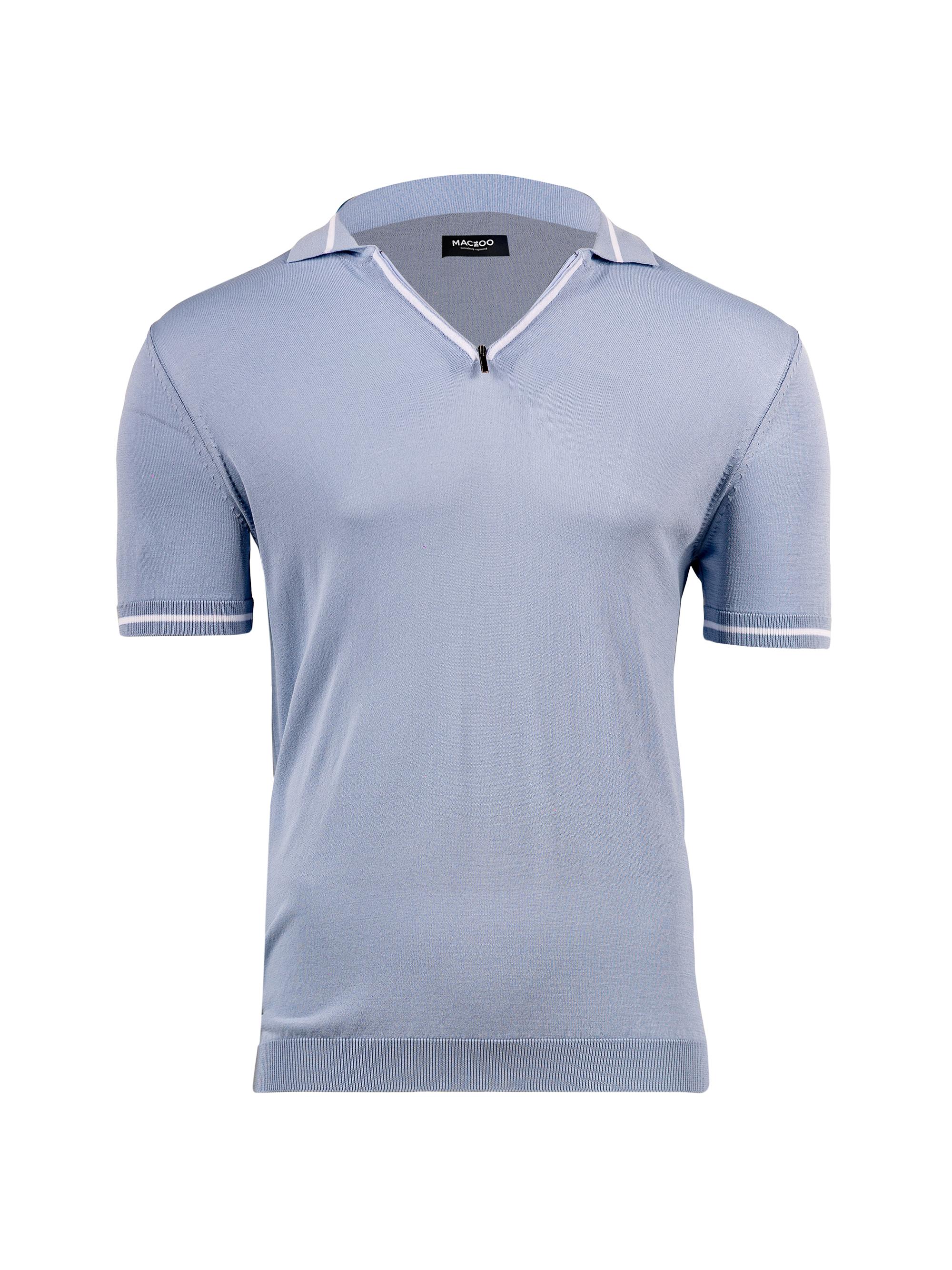 Maceoo Men's Knitted Sweater - Blue