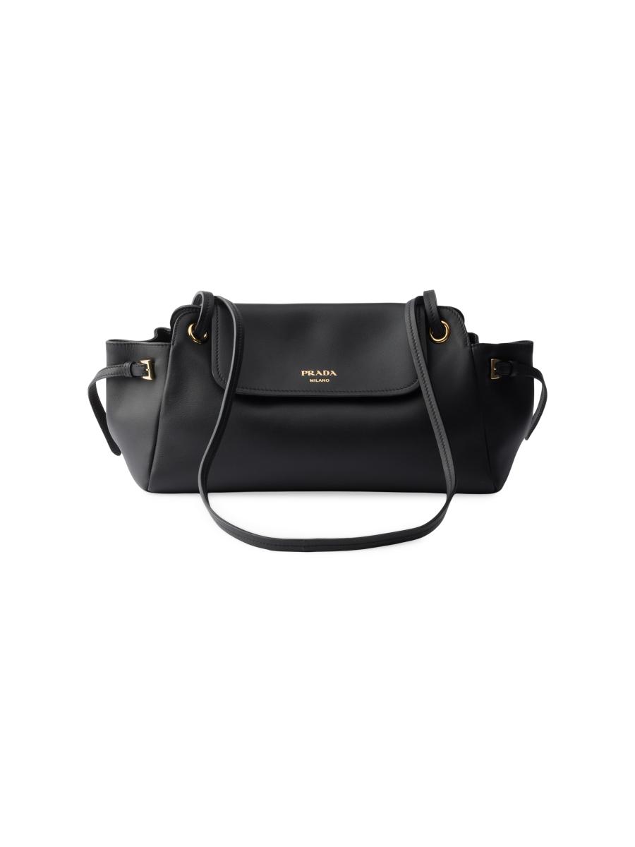 Prada Carry Leather Shoulder Bag | Saks Fifth Avenue