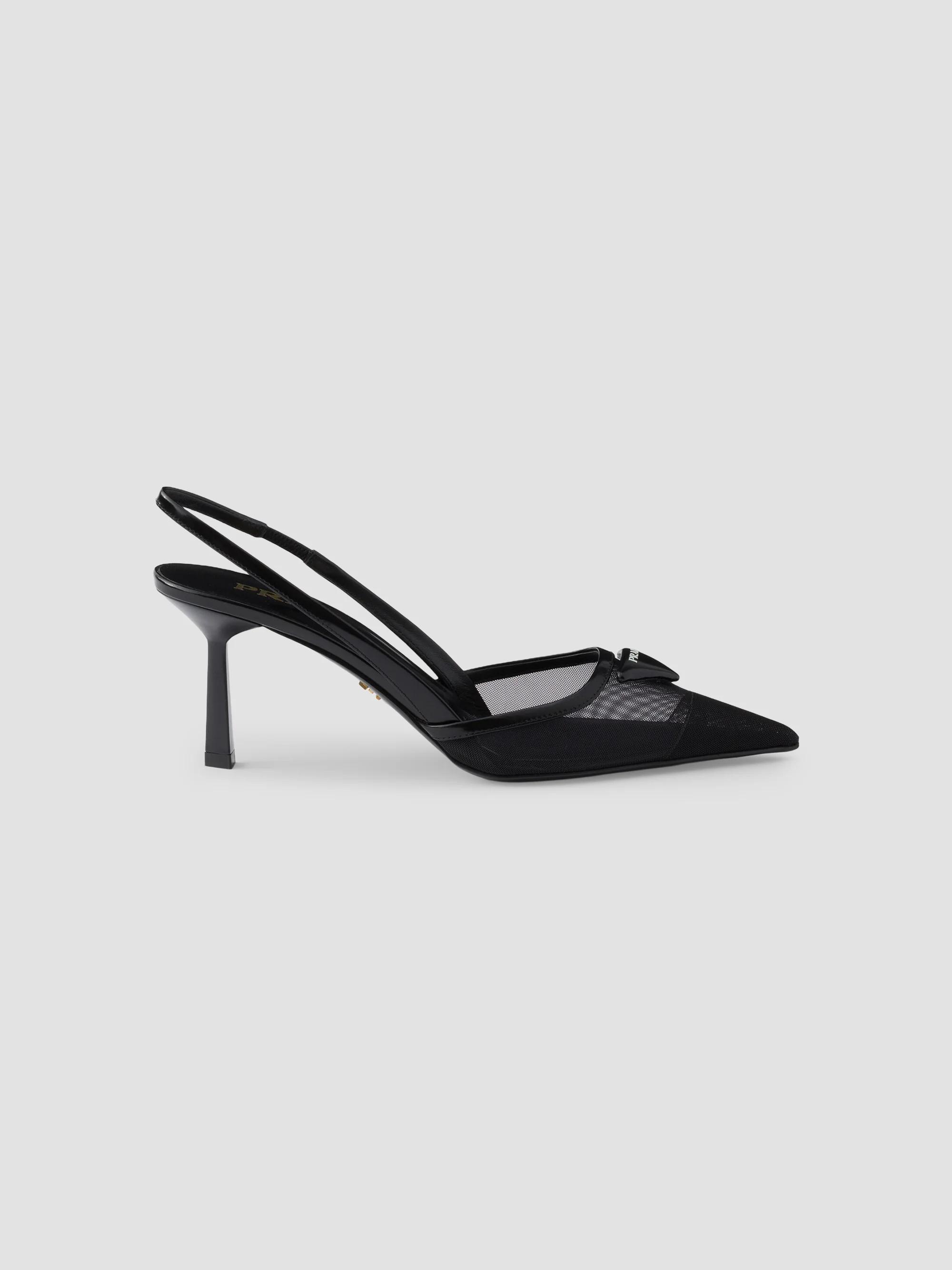 Prada Woven Leather Slingback Pumps | Saks Fifth Avenue