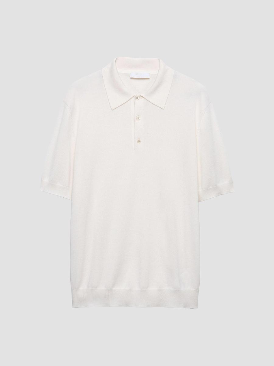 Prada Cashmere and Silk Polo Shirt | Saks Fifth Avenue