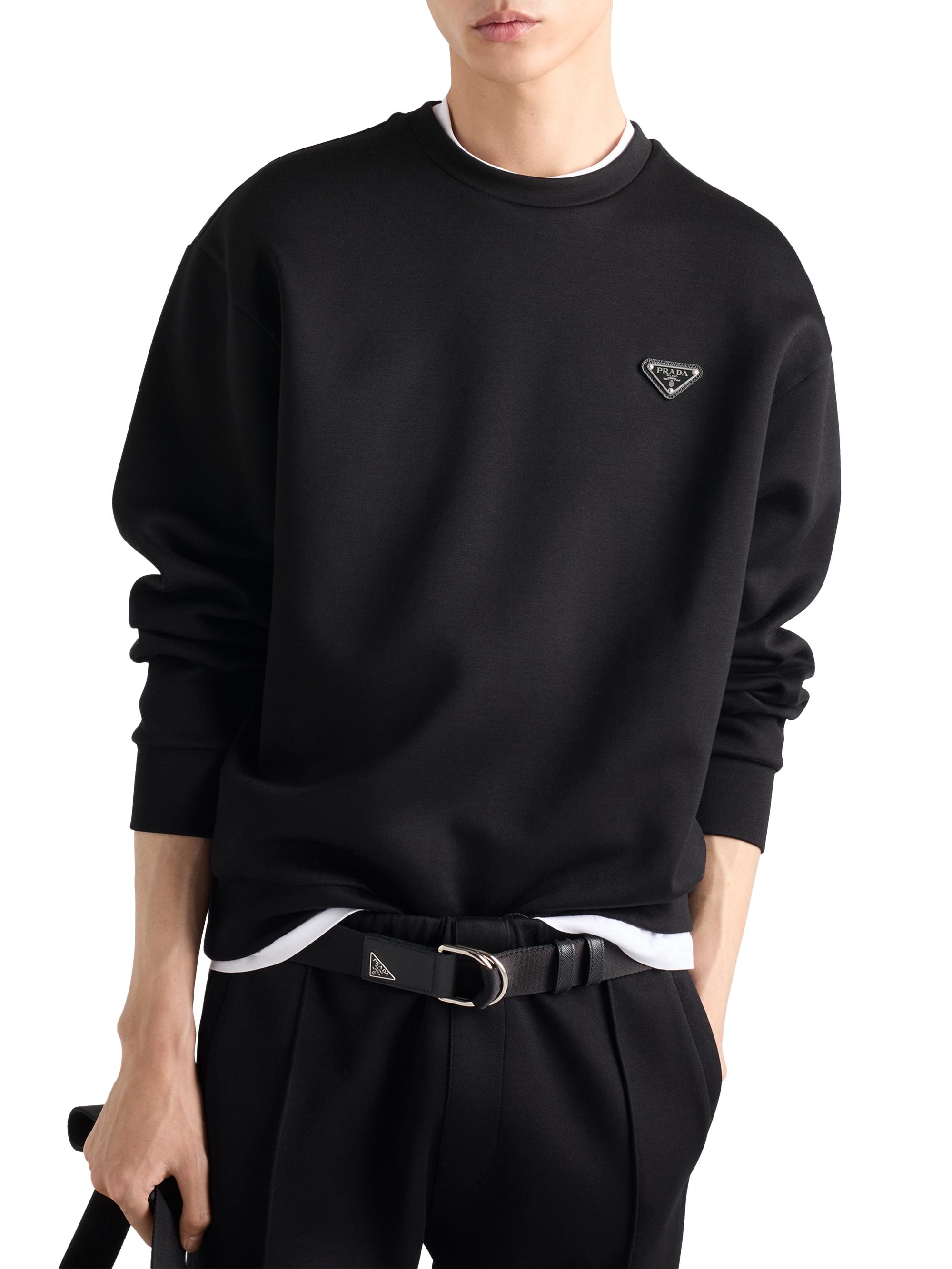 Prada Technical Cotton Sweatshirt | Saks Fifth Avenue