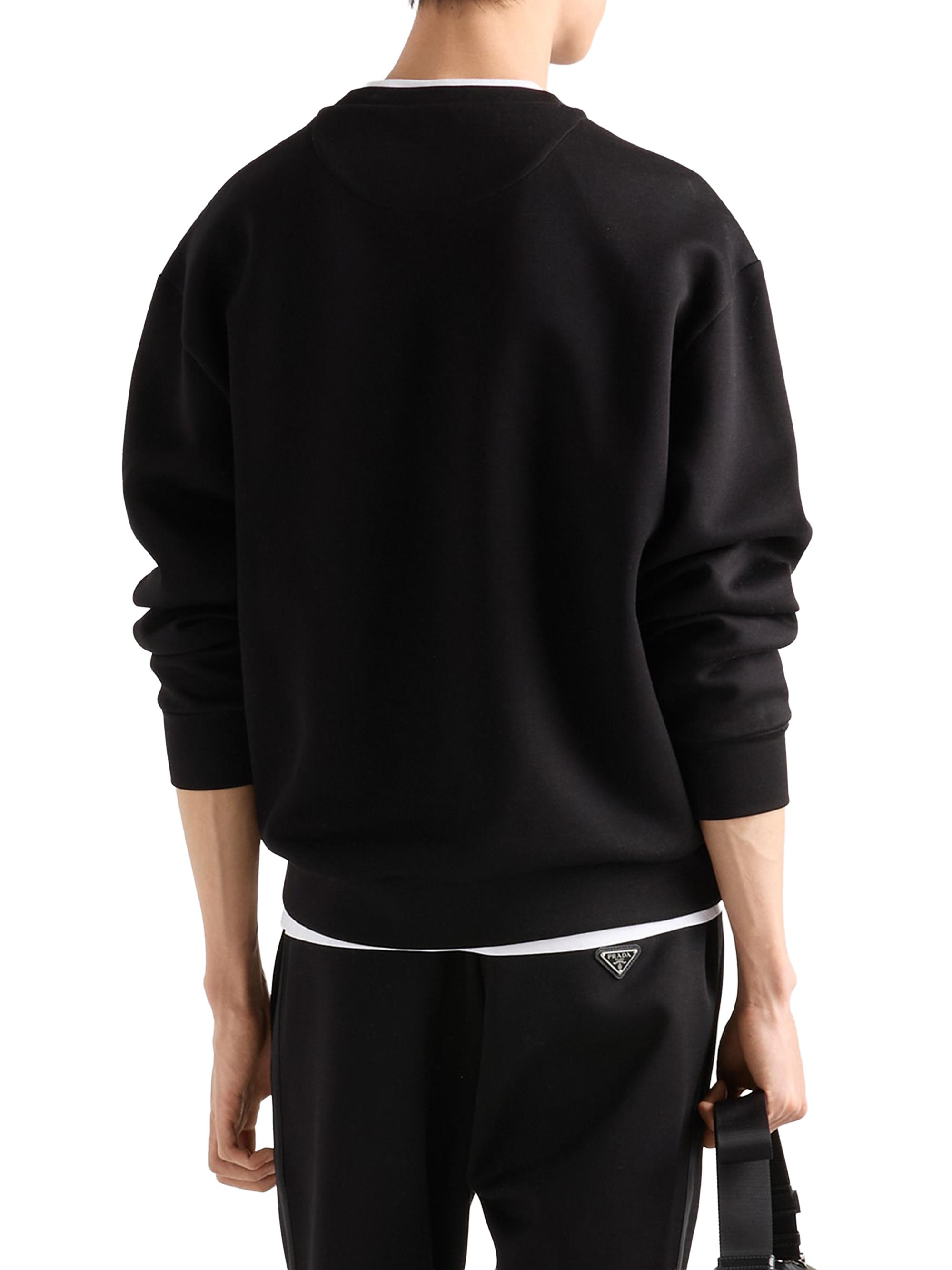 Prada Technical Cotton Sweatshirt | Saks Fifth Avenue