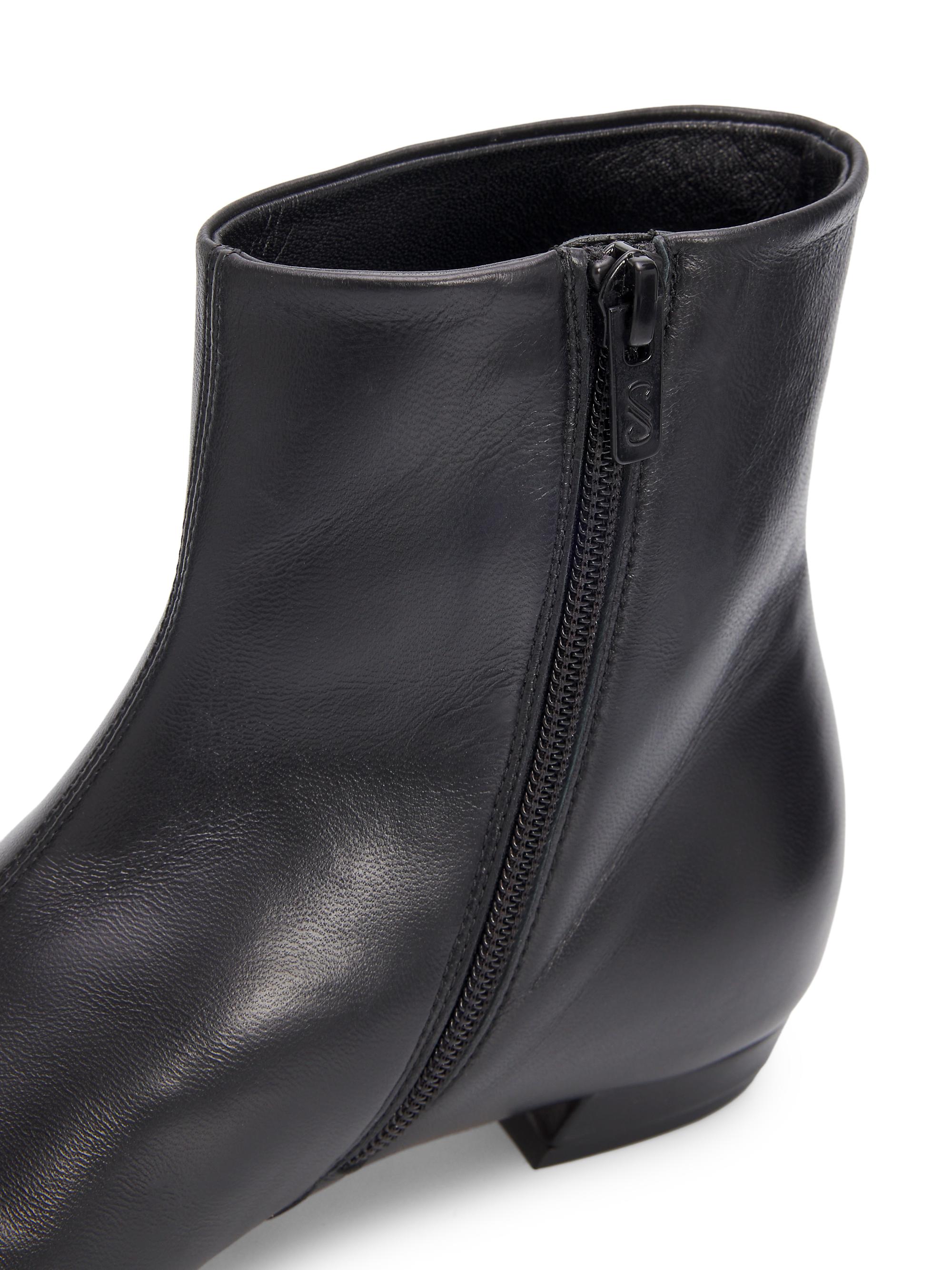 Proenza Schouler Women's Trap Flat Leather Ankle Boots - Black | Thumbnail 5