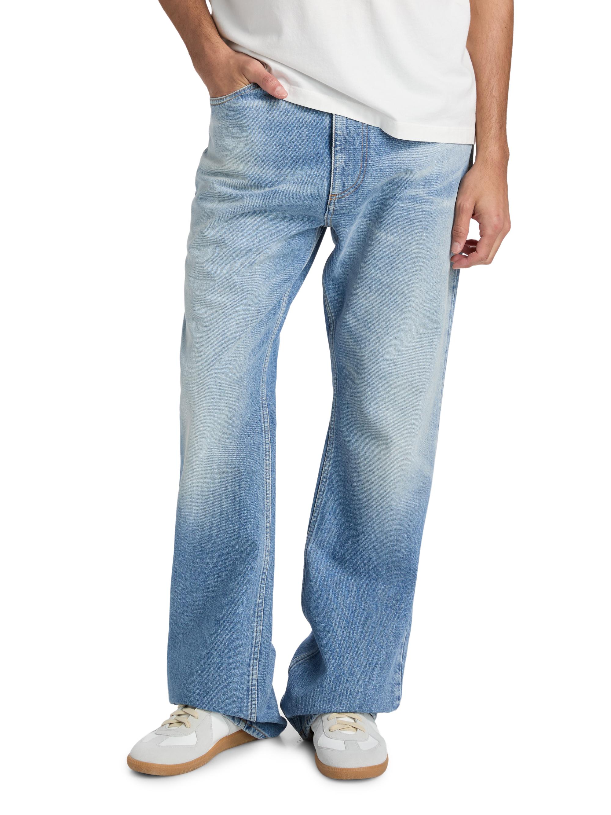 MM6 Maison Margiela Men's Relaxed-Fit Jeans - Blue | Thumbnail 3