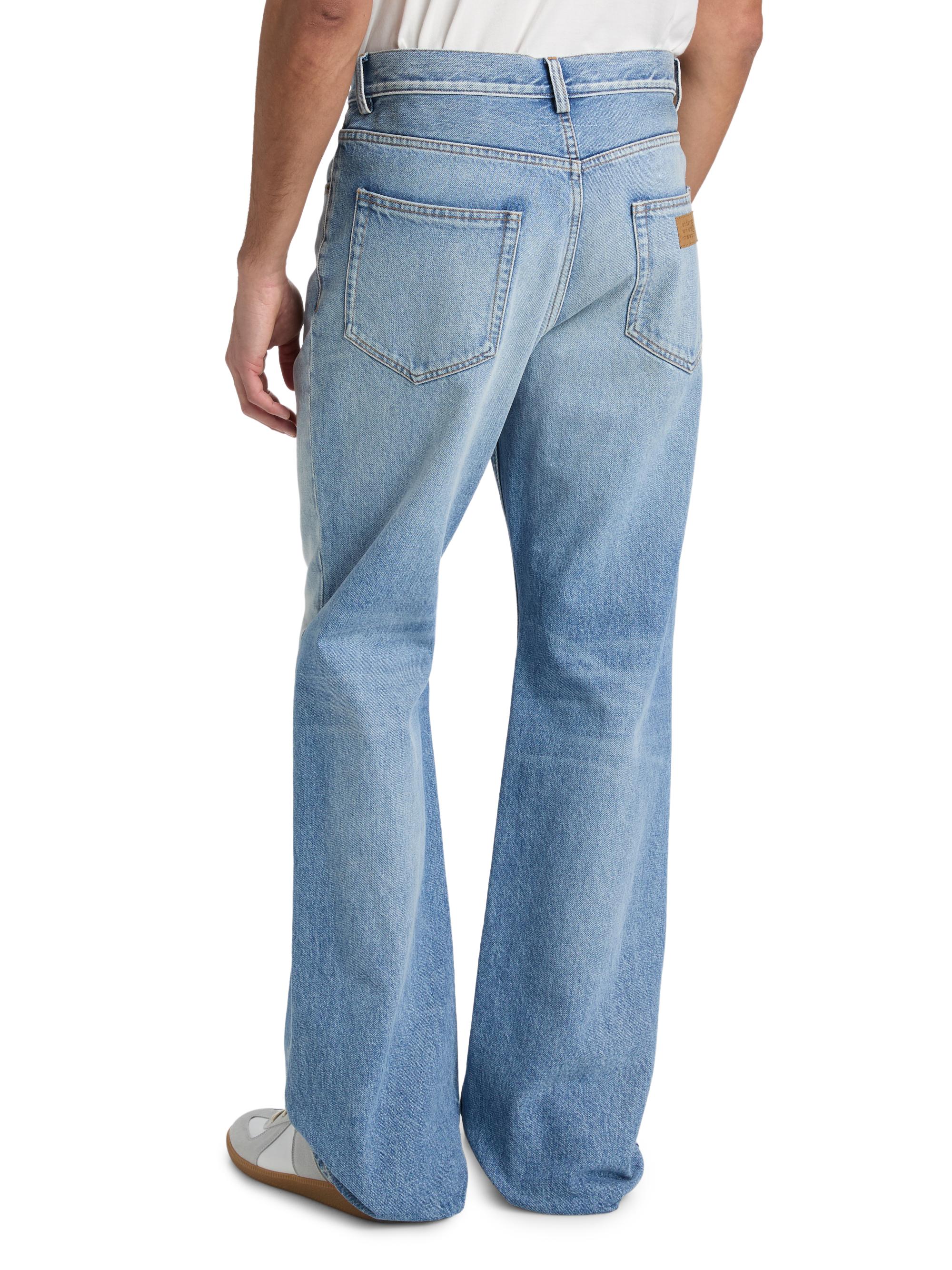 MM6 Maison Margiela Men's Relaxed-Fit Jeans - Blue | Thumbnail 5