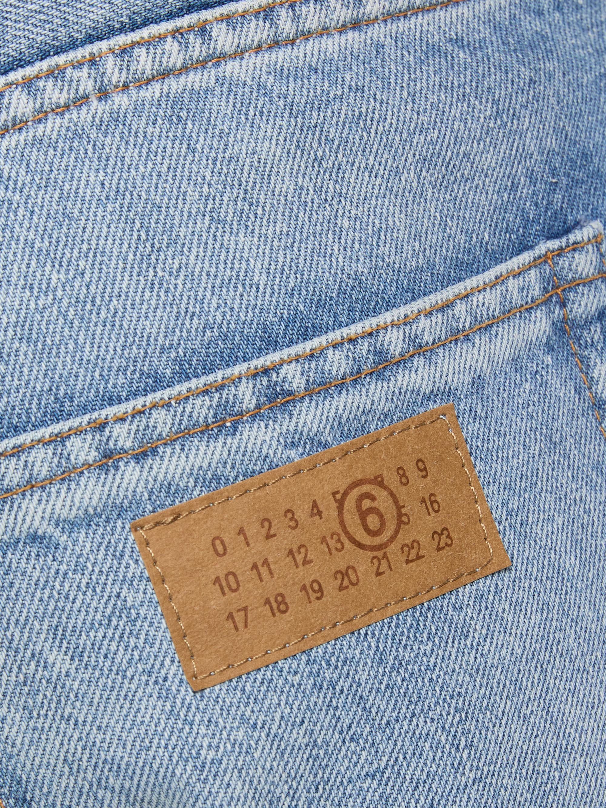 MM6 Maison Margiela Men's Relaxed-Fit Jeans - Blue | Thumbnail 7
