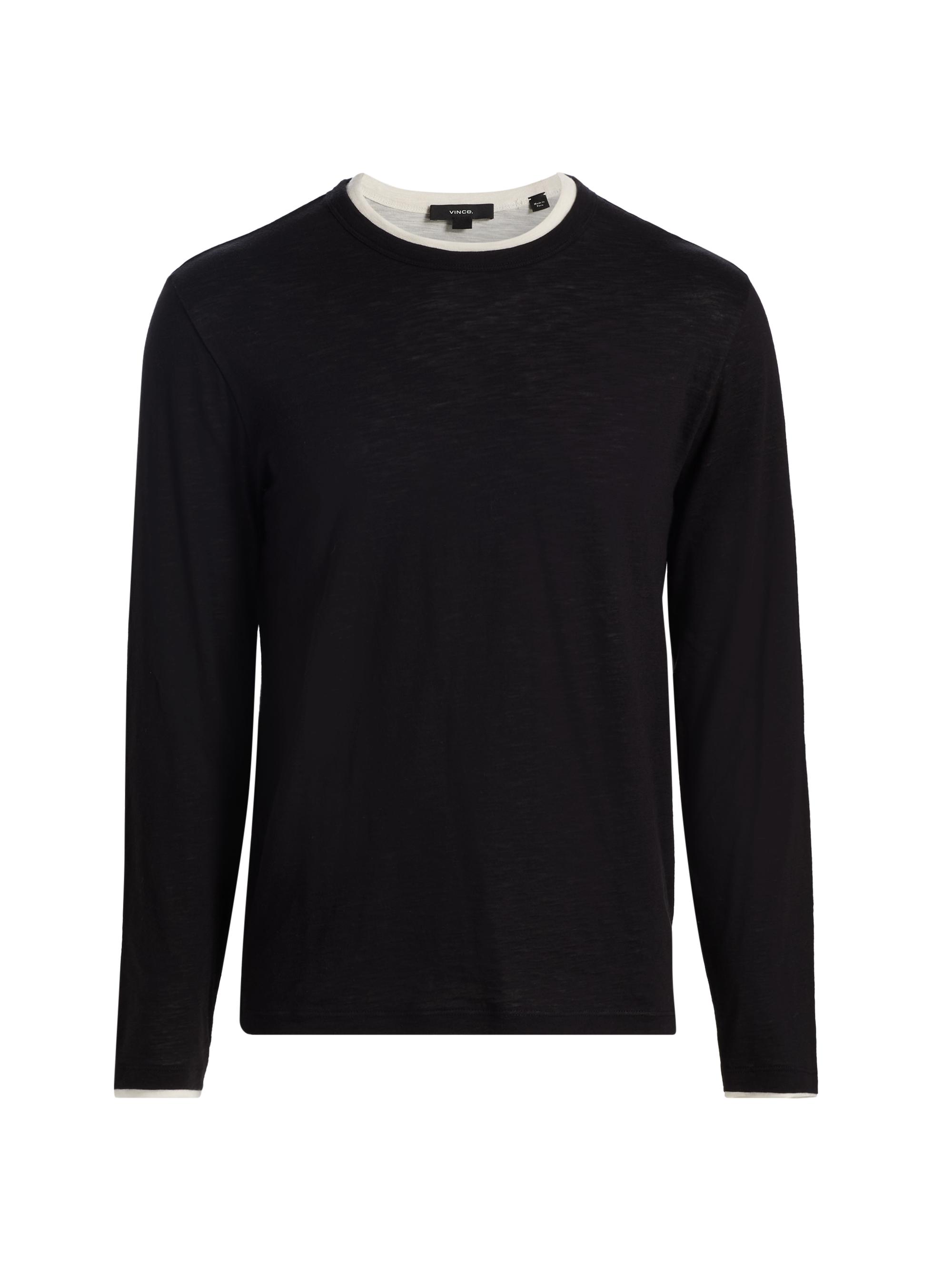 FRAME Waffle-Textured Crewneck T-Shirt | Saks Fifth Avenue