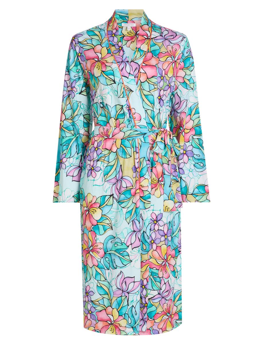 Johnny Was Women's The Jonesy Floral Cotton-blend Robe In Multi