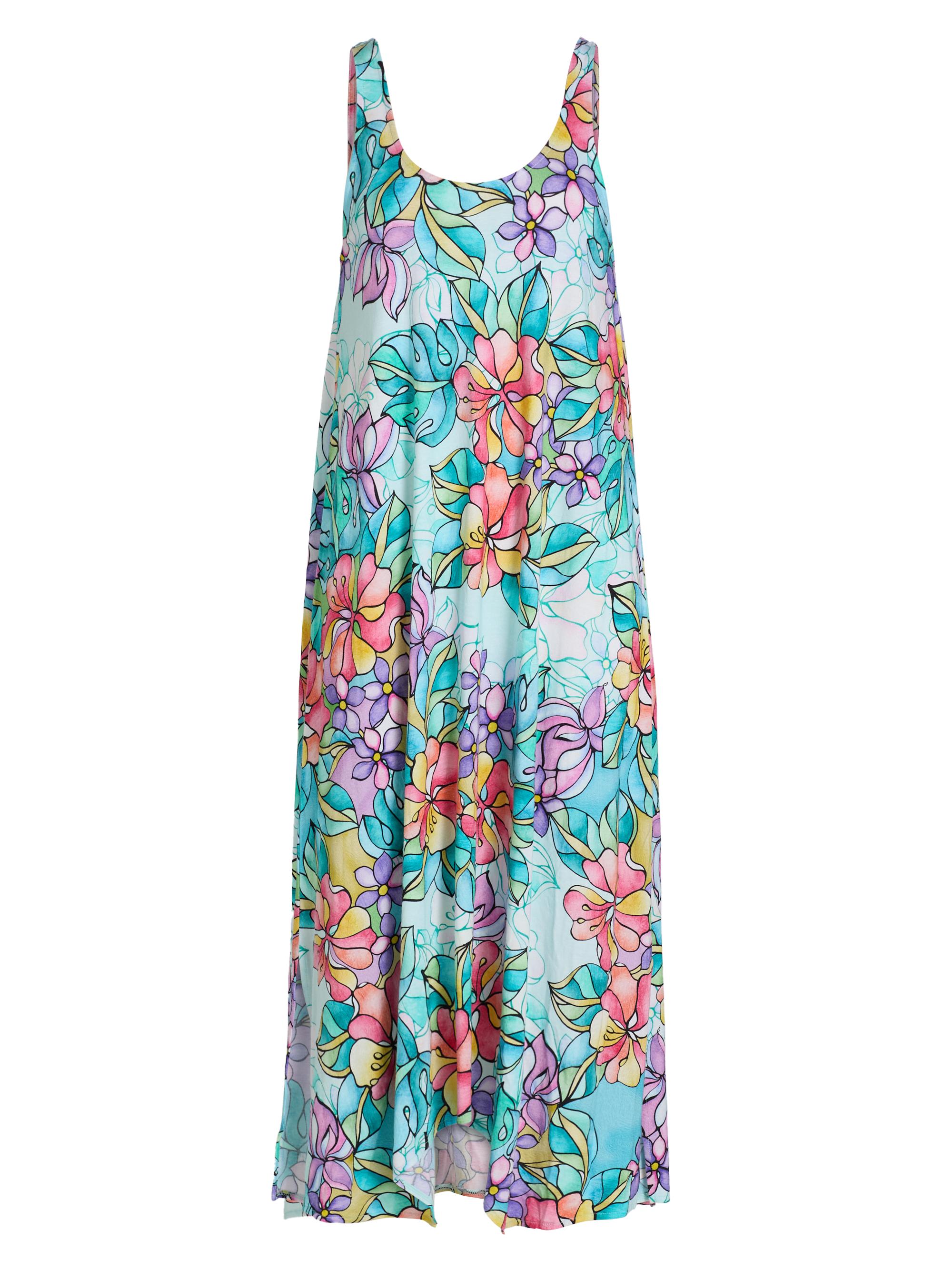 Johnny Was Women's Floral Cotton-Blend Midi-Dress - Roie
